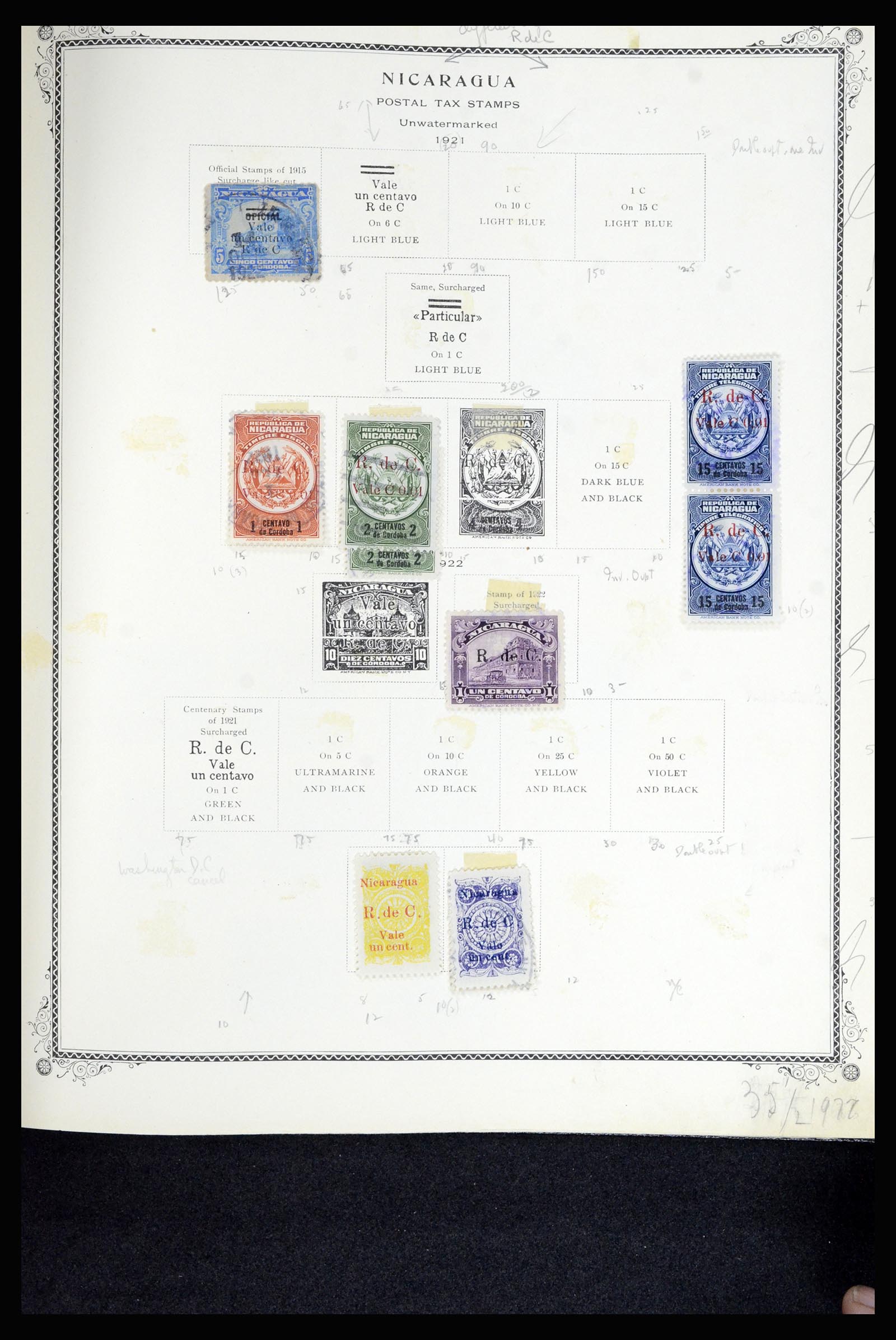 36494 189 - Postzegelverzameling 36494 Nicaragua 1902-1945.
