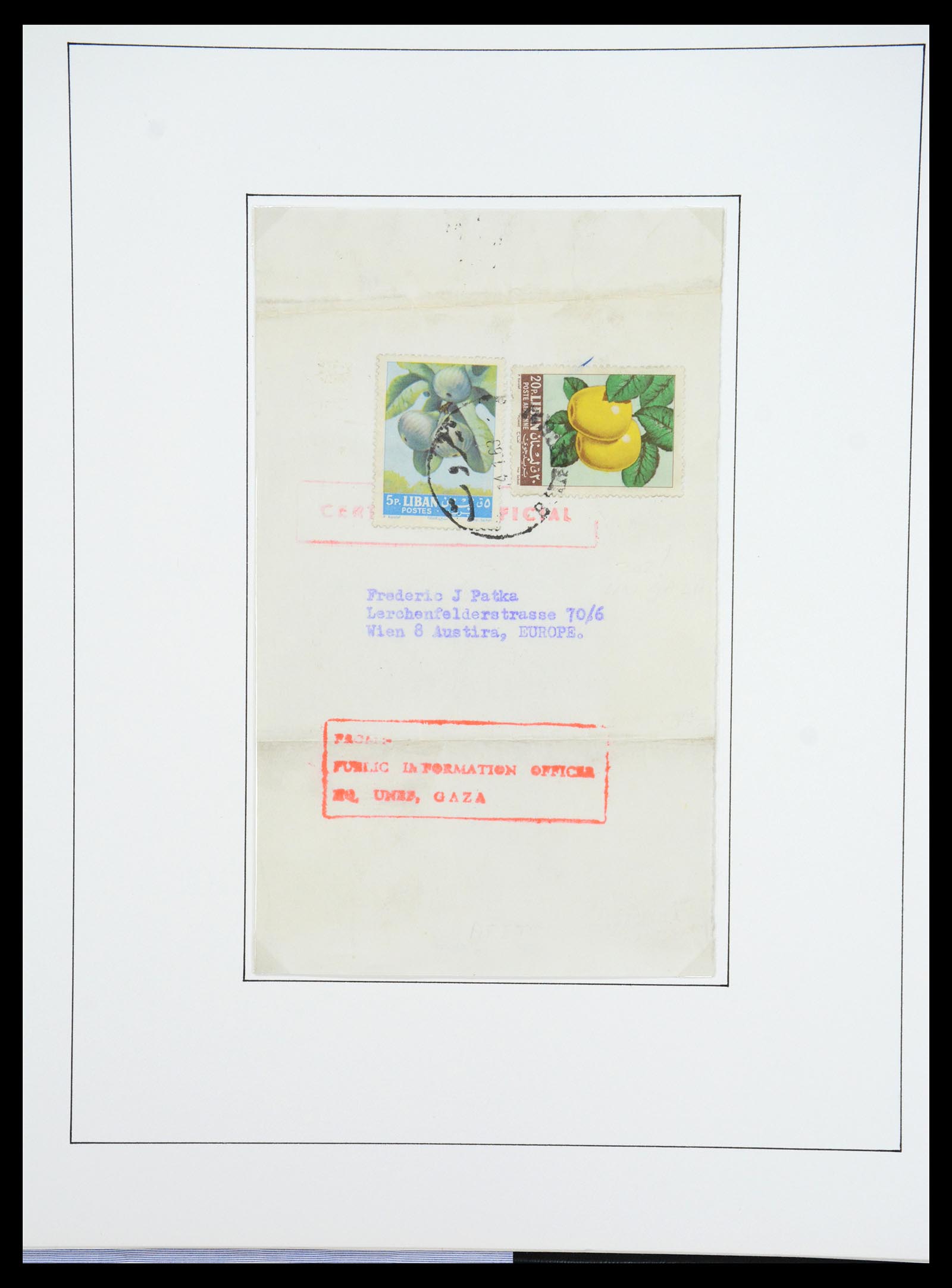36496 051 - Postzegelverzameling 36496 Palestine 1918-2005.