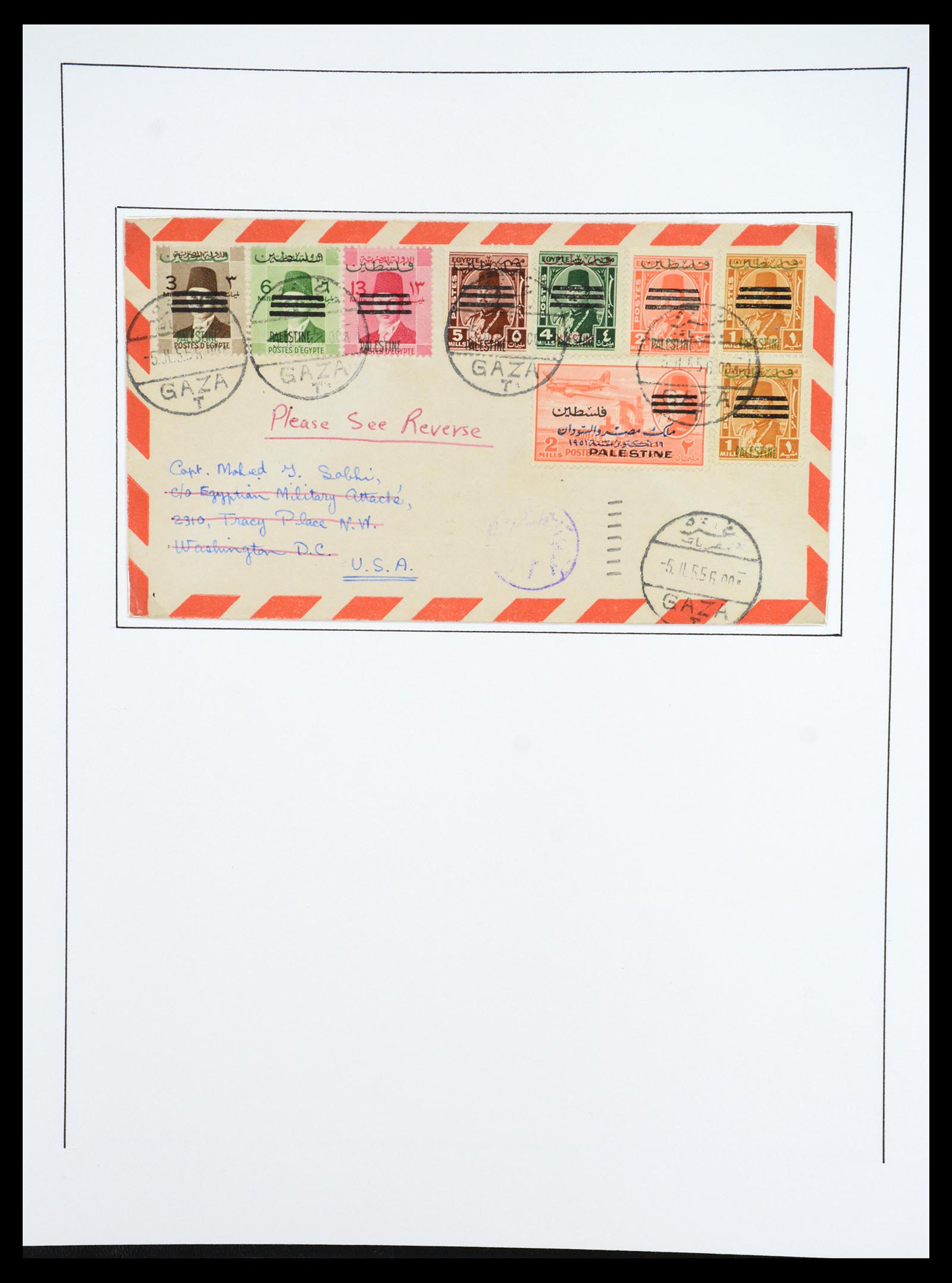 36496 058 - Postzegelverzameling 36496 Palestine 1918-2005.