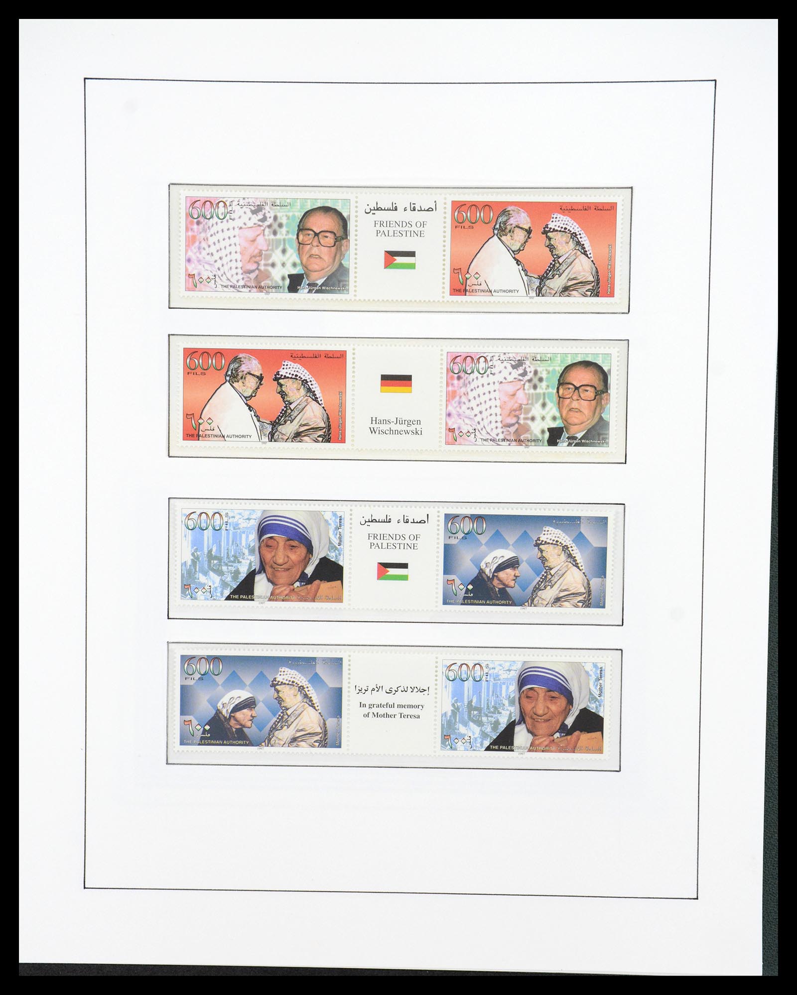 36496 100 - Stamp collection 36496 Palestina 1918-2005.