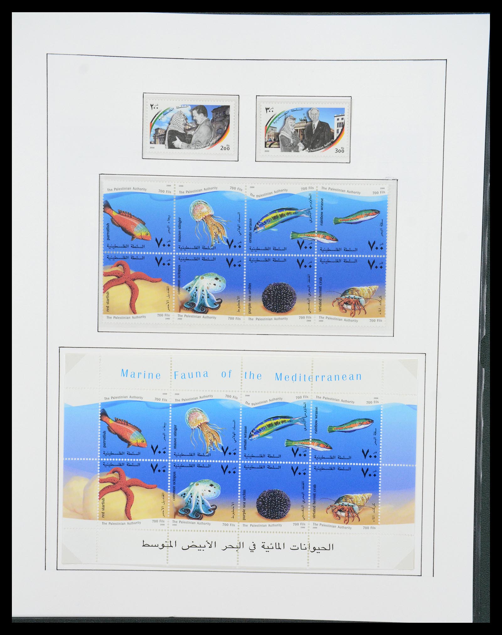 36496 123 - Postzegelverzameling 36496 Palestine 1918-2005.