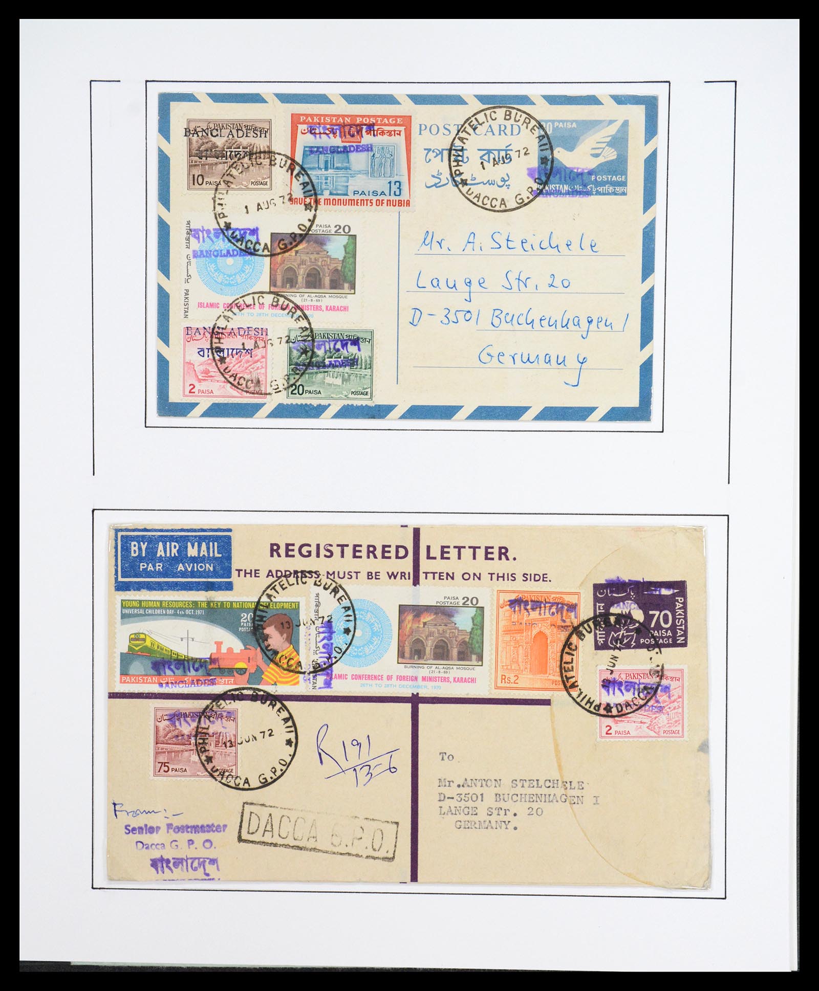 36496 168 - Postzegelverzameling 36496 Palestine 1918-2005.