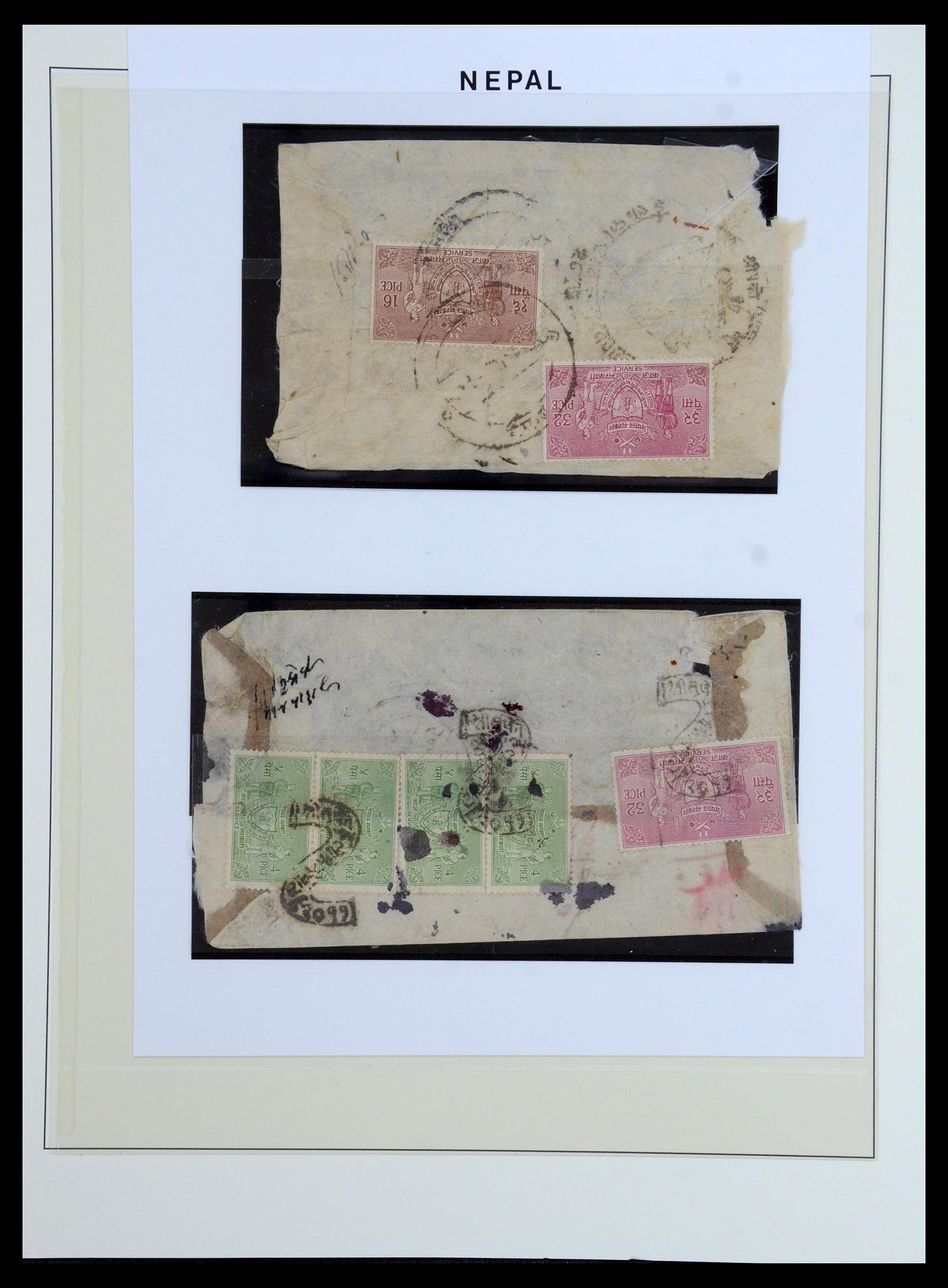 36497 011 - Postzegelverzameling 36497 Nepal 1887-1990.