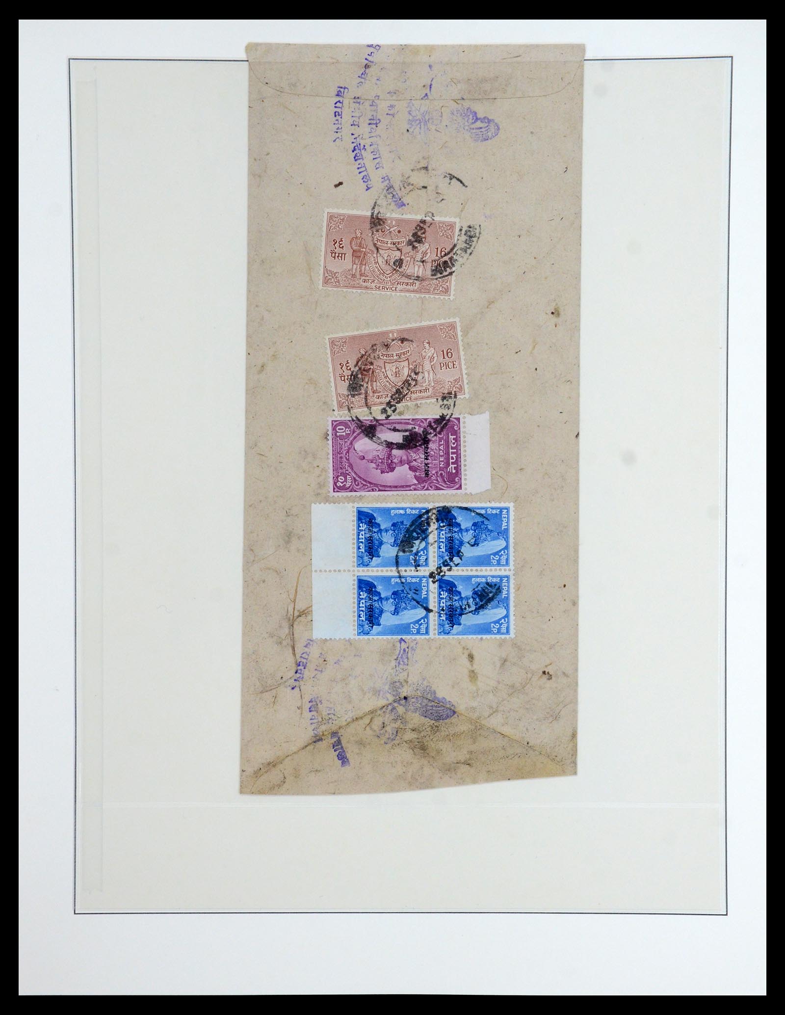 36497 019 - Postzegelverzameling 36497 Nepal 1887-1990.