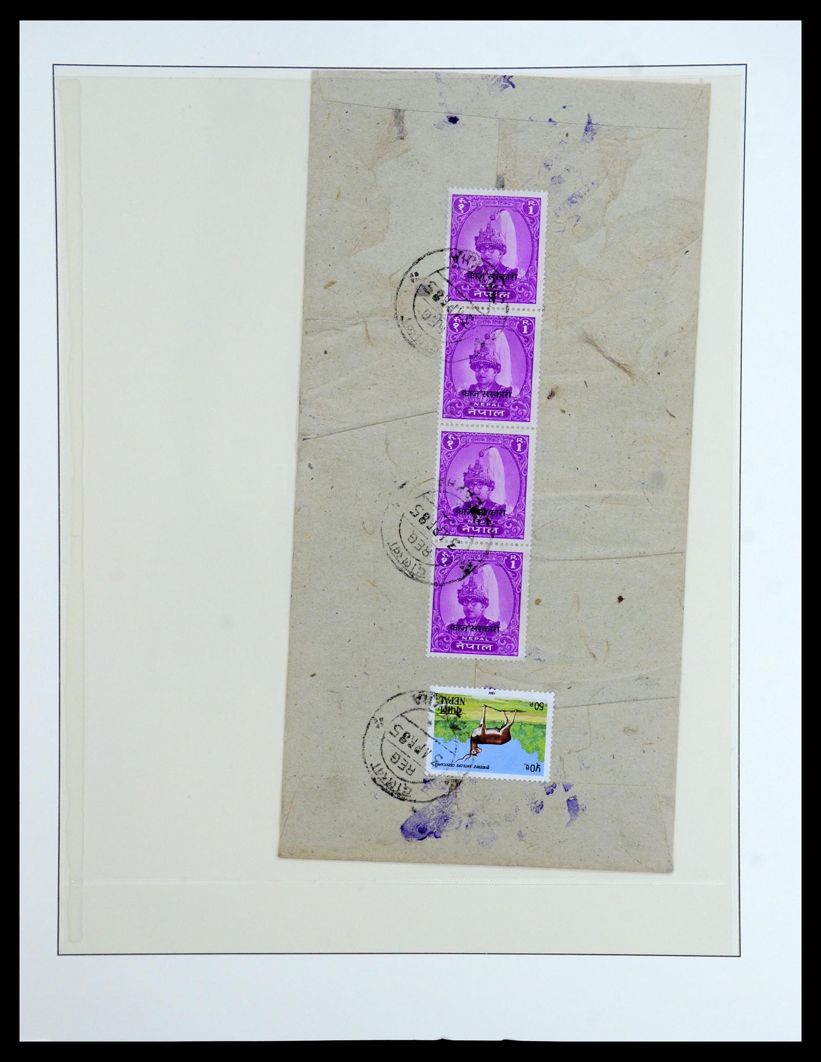 36497 042 - Postzegelverzameling 36497 Nepal 1887-1990.