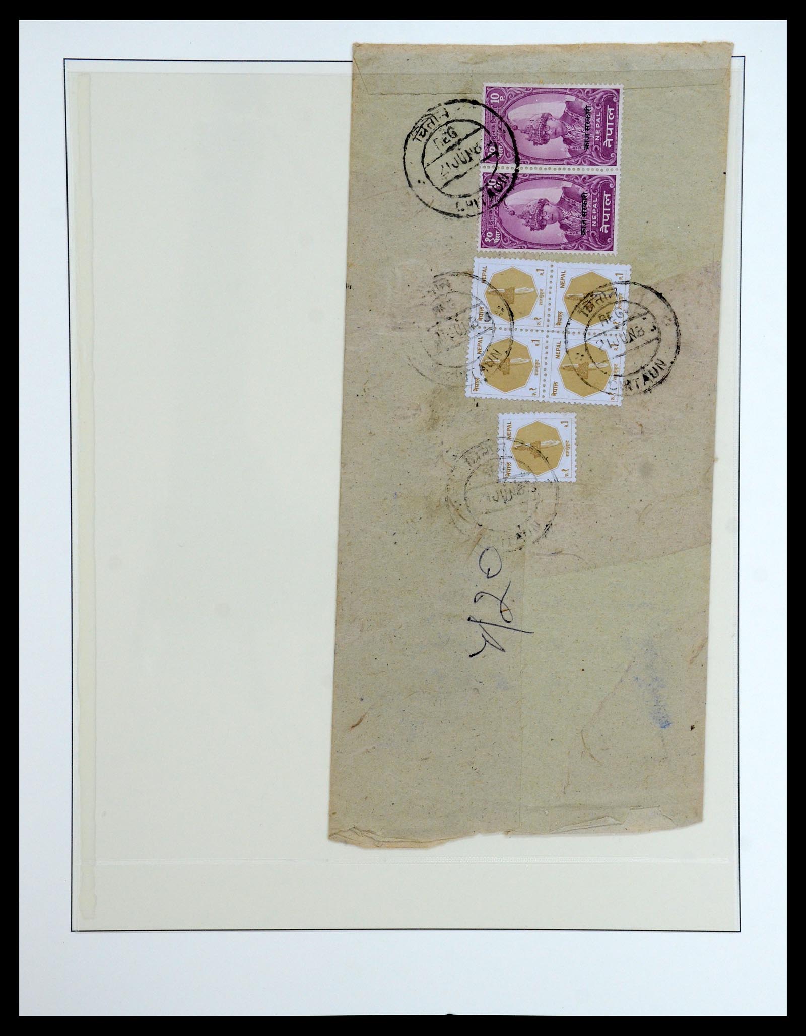 36497 046 - Postzegelverzameling 36497 Nepal 1887-1990.