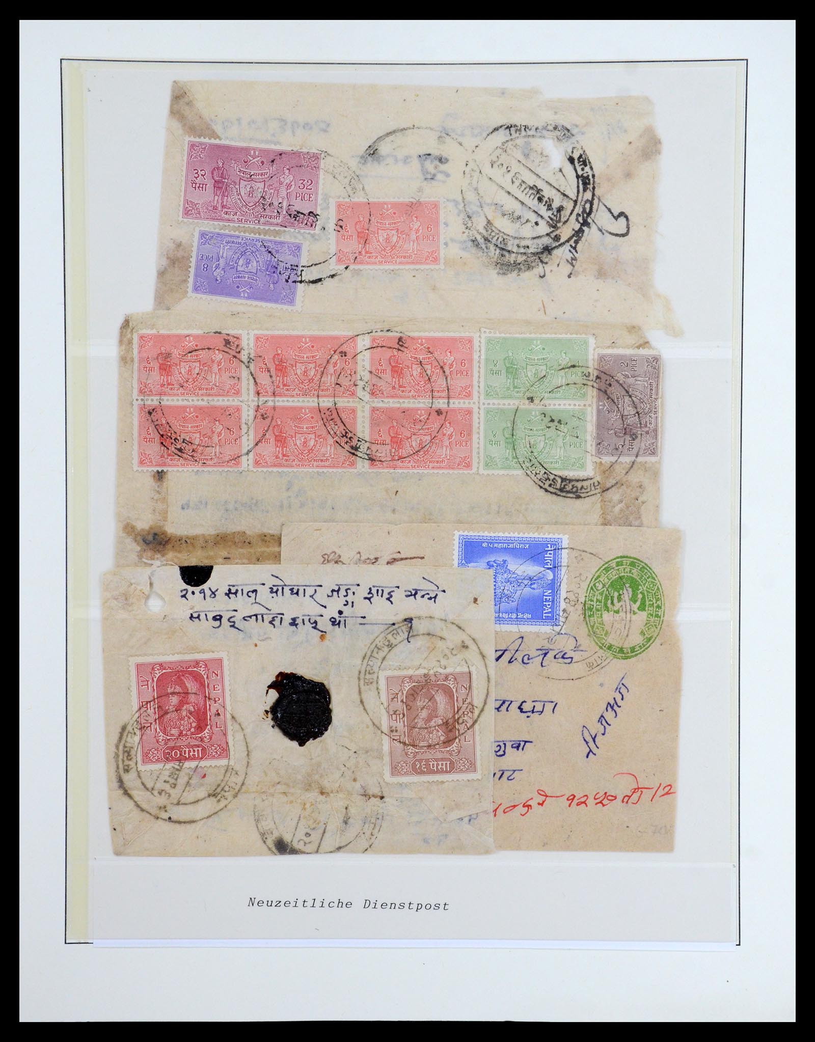 36497 050 - Postzegelverzameling 36497 Nepal 1887-1990.