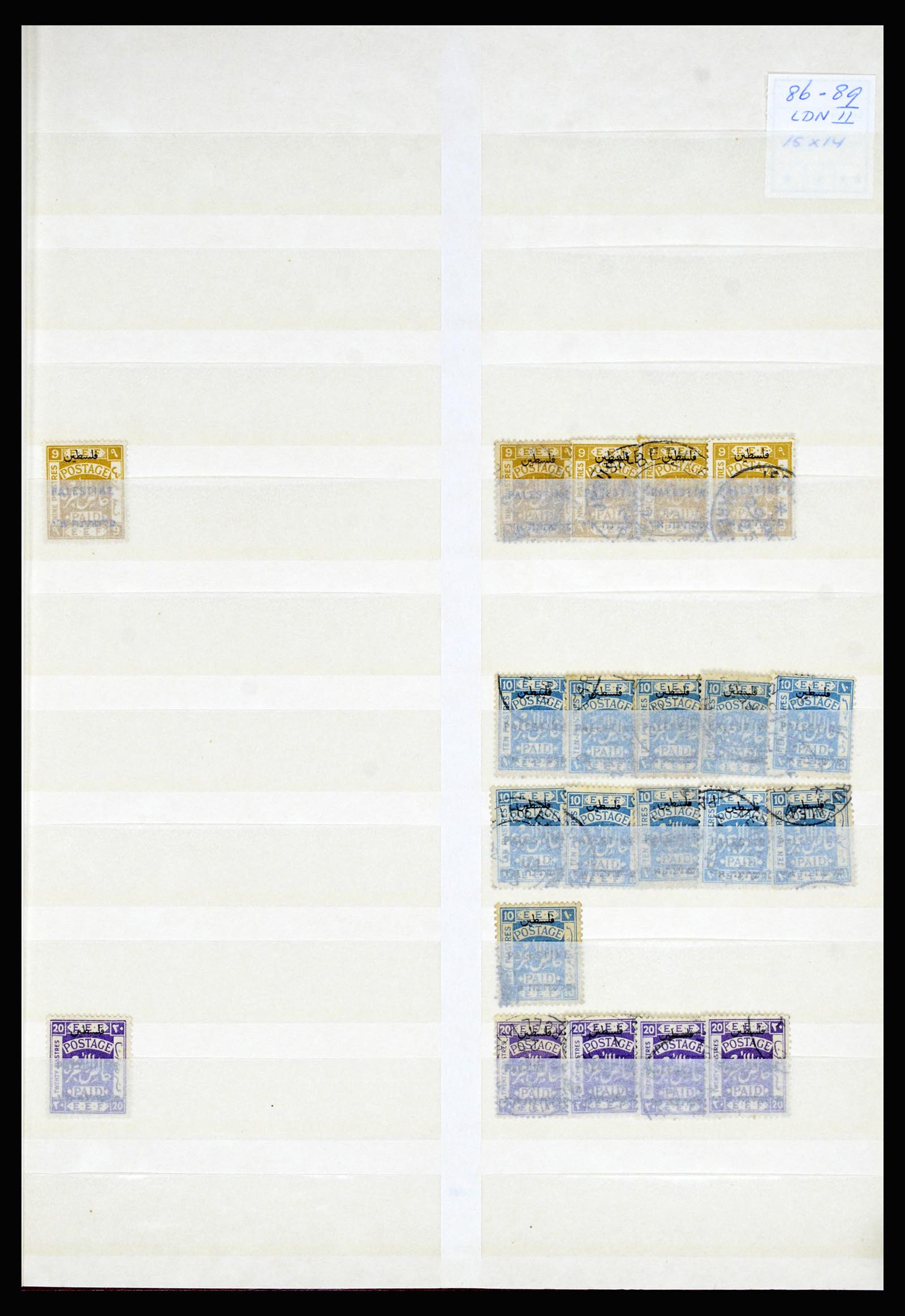 36506 060 - Postzegelverzameling 36506 Palestine 1918-2000.