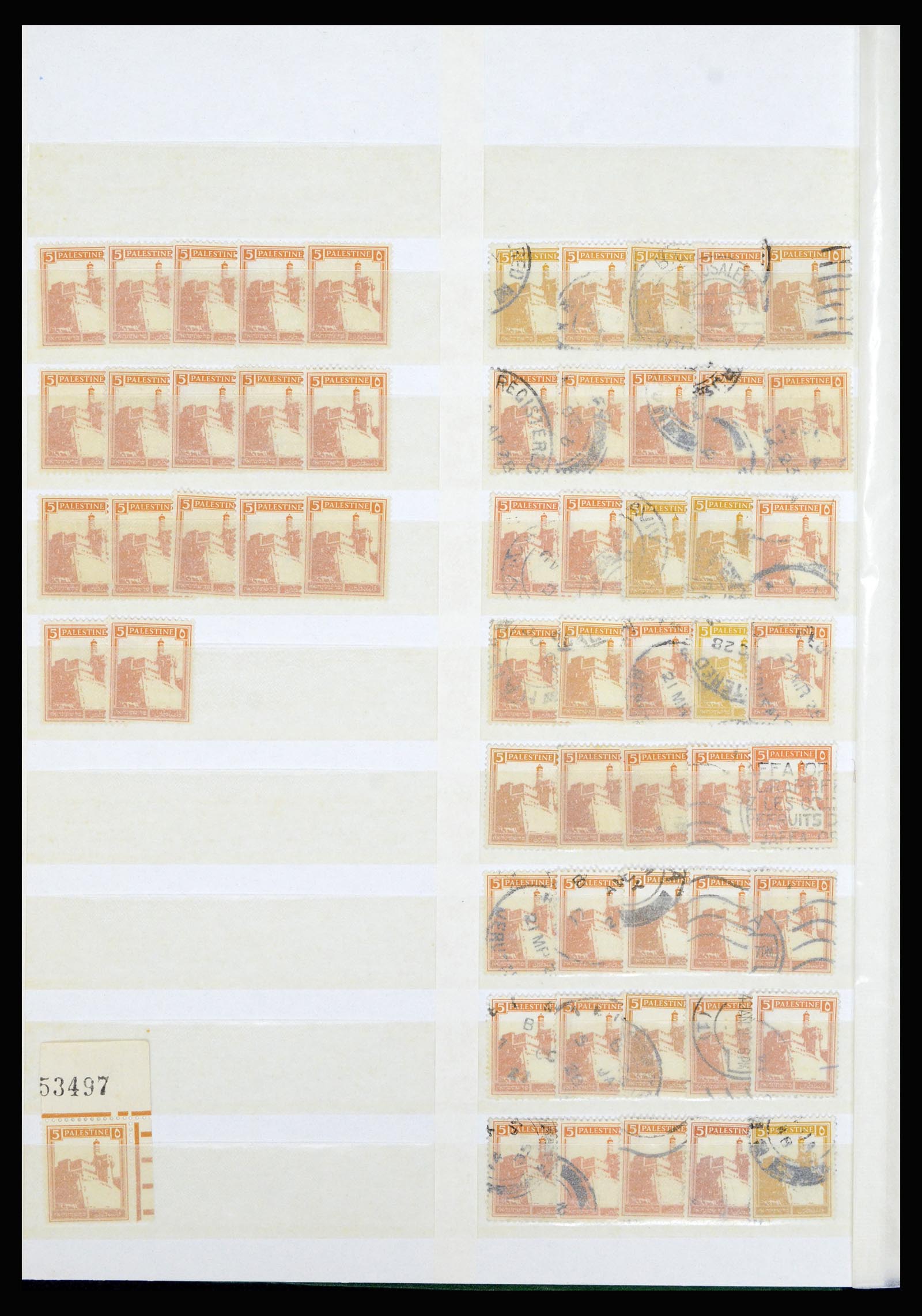 36506 092 - Postzegelverzameling 36506 Palestine 1918-2000.