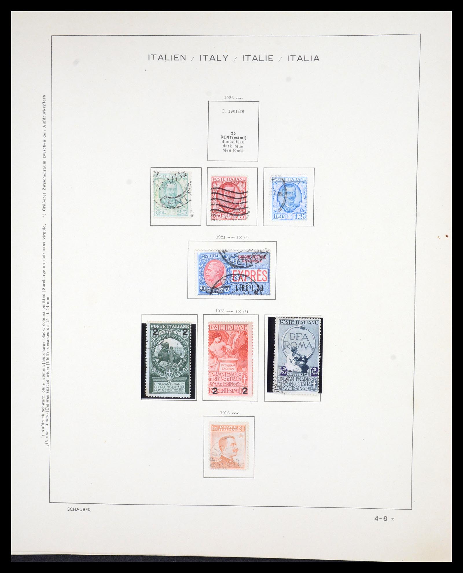 36513 008 - Postzegelverzameling 36513 Italië 1861-2005.