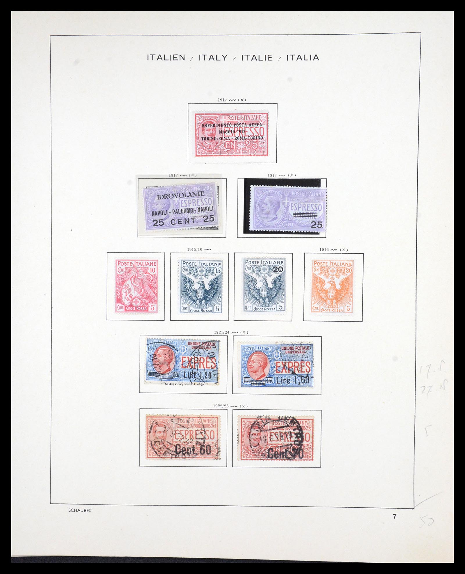 36513 009 - Postzegelverzameling 36513 Italië 1861-2005.