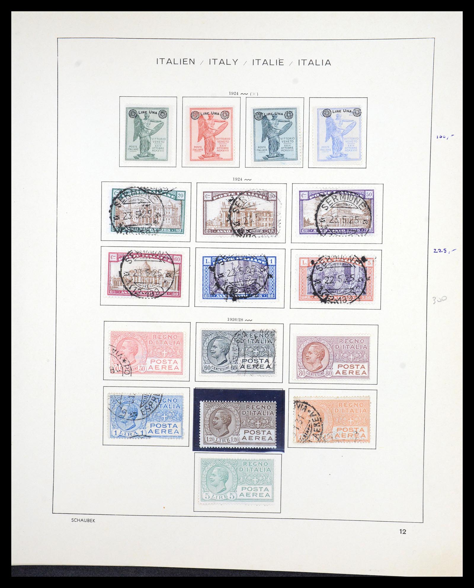 36513 014 - Postzegelverzameling 36513 Italië 1861-2005.