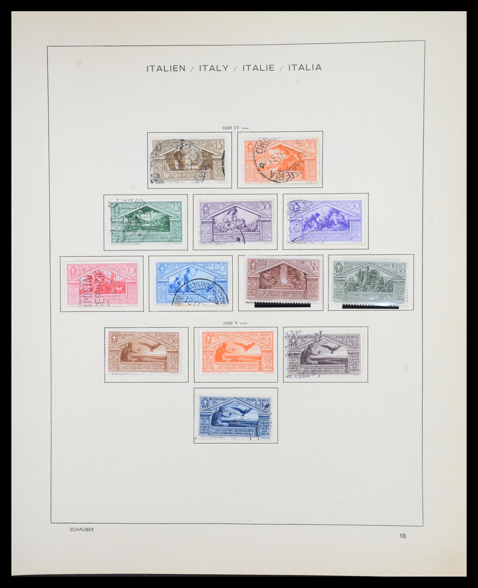 36513 020 - Postzegelverzameling 36513 Italië 1861-2005.