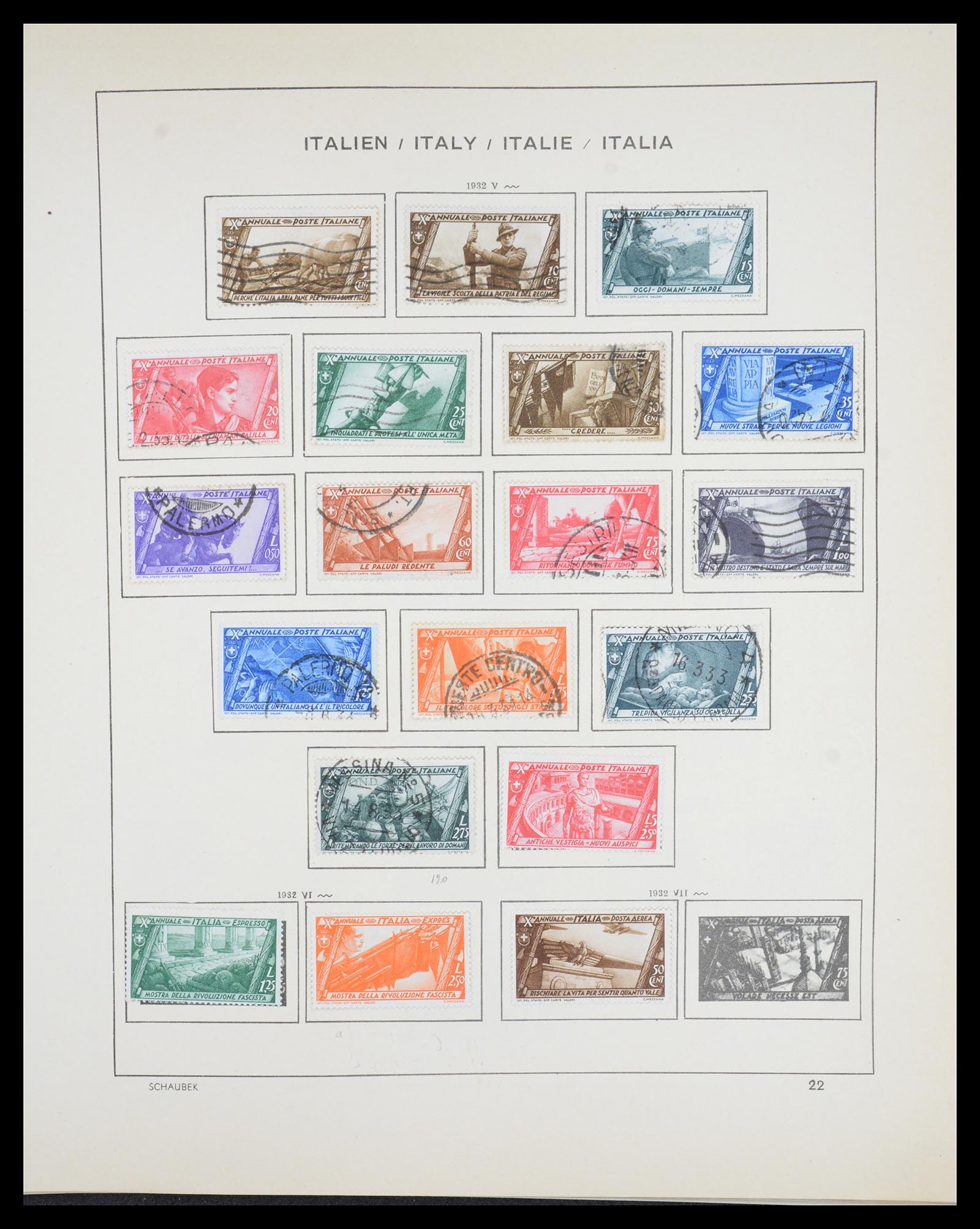 36513 025 - Postzegelverzameling 36513 Italië 1861-2005.