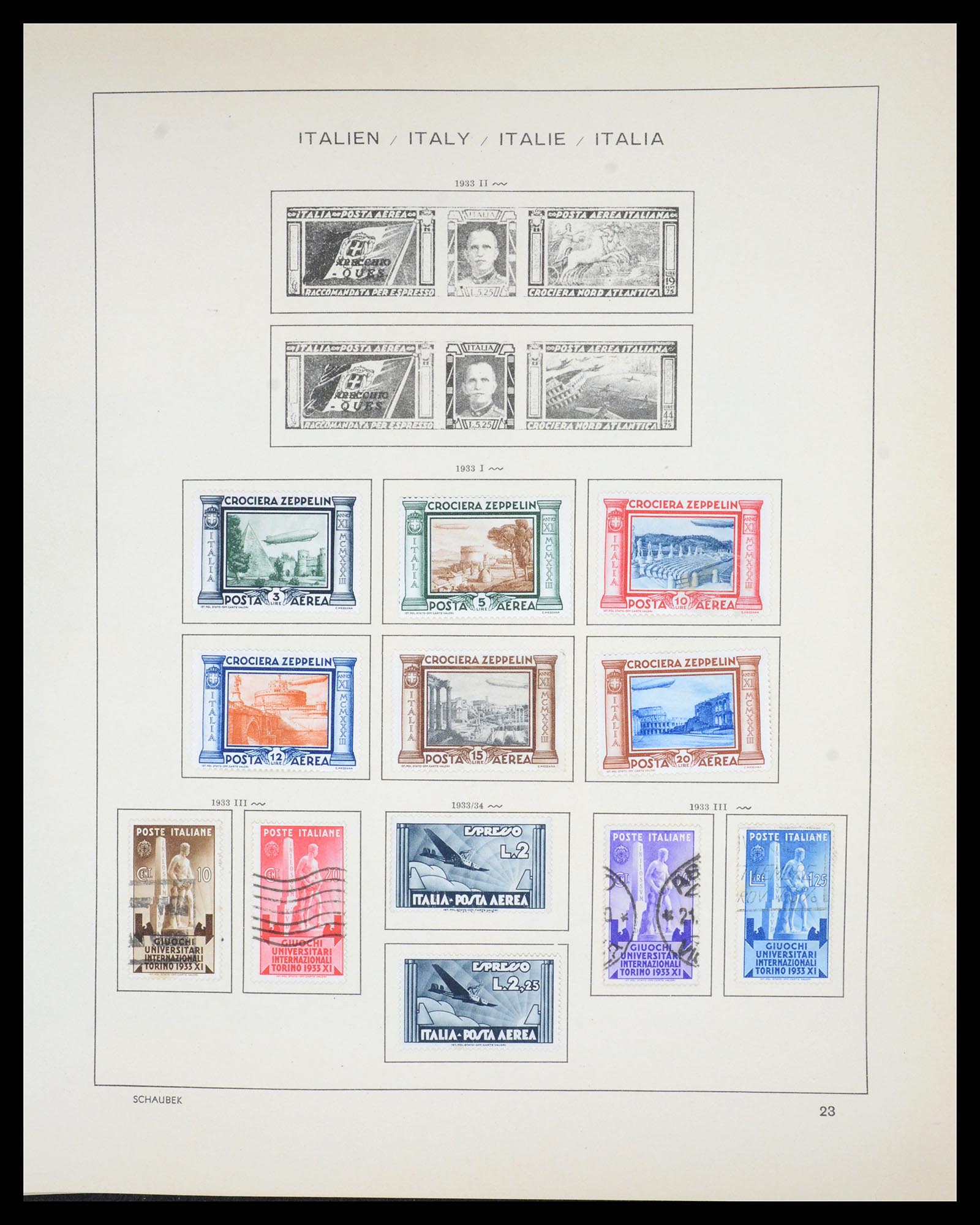 36513 026 - Postzegelverzameling 36513 Italië 1861-2005.