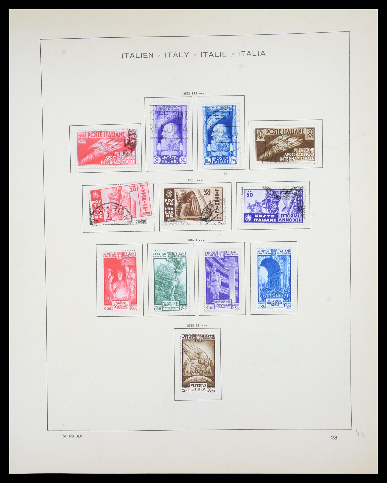 36513 032 - Postzegelverzameling 36513 Italië 1861-2005.