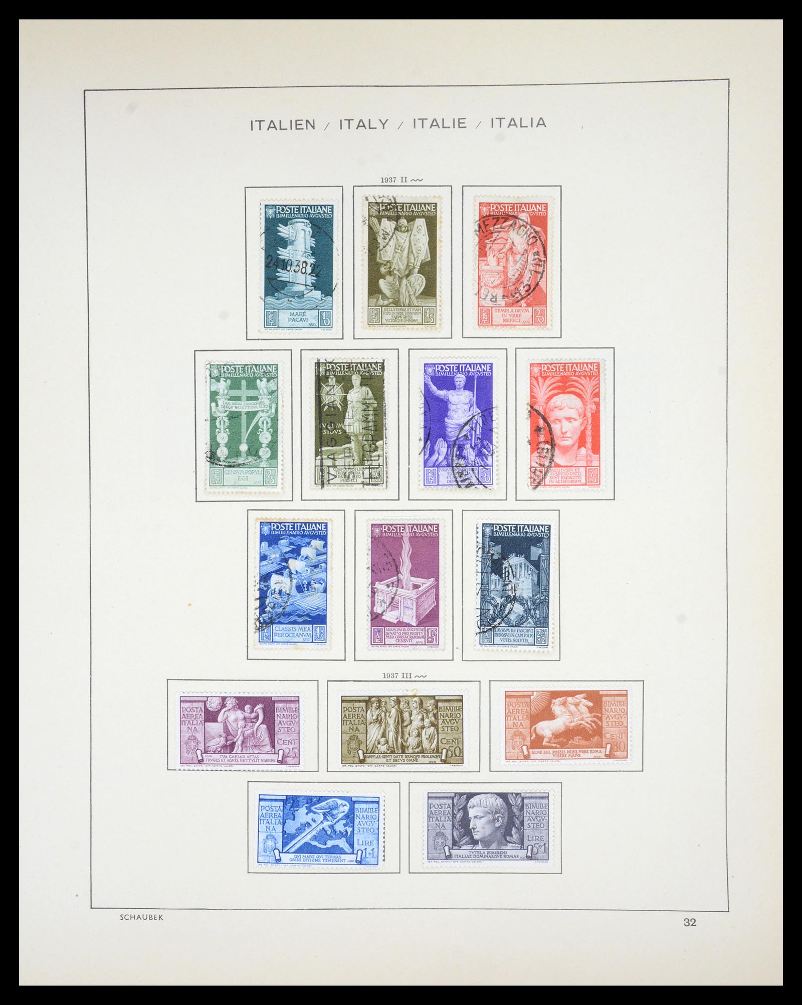 36513 036 - Postzegelverzameling 36513 Italië 1861-2005.