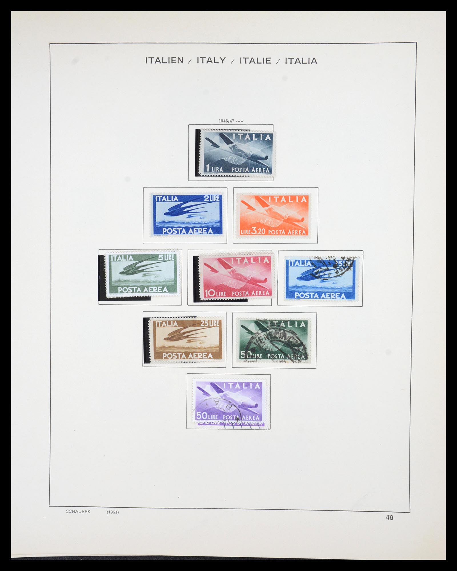 36513 046 - Postzegelverzameling 36513 Italië 1861-2005.