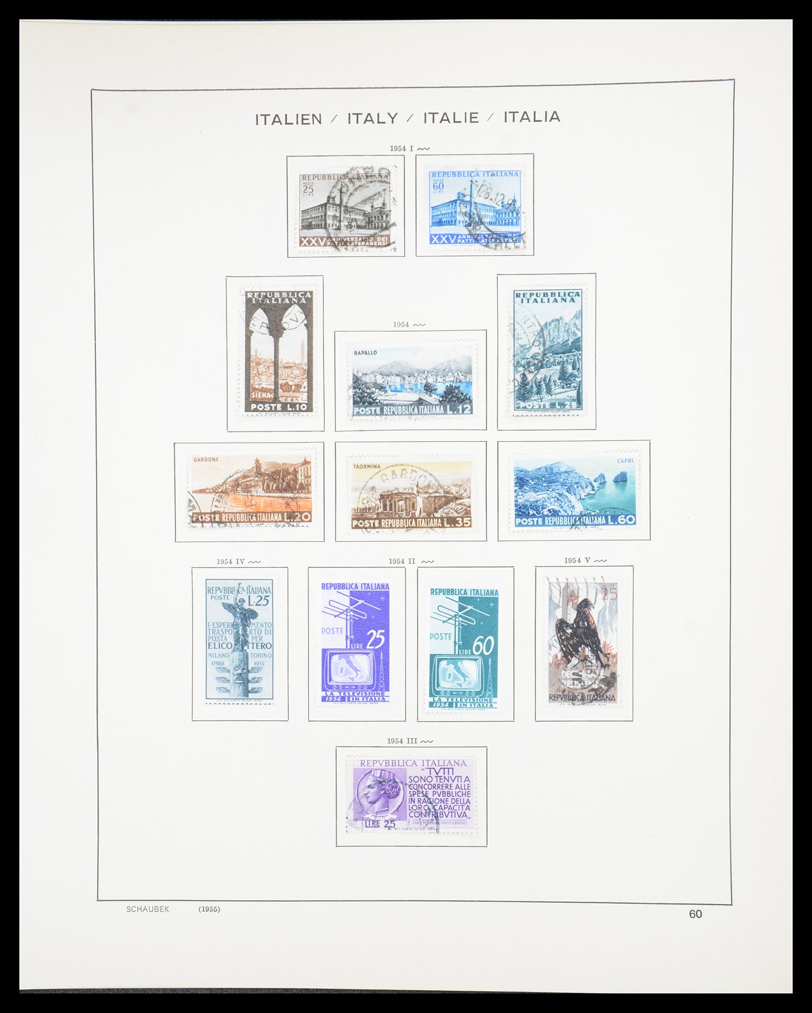36513 059 - Postzegelverzameling 36513 Italië 1861-2005.