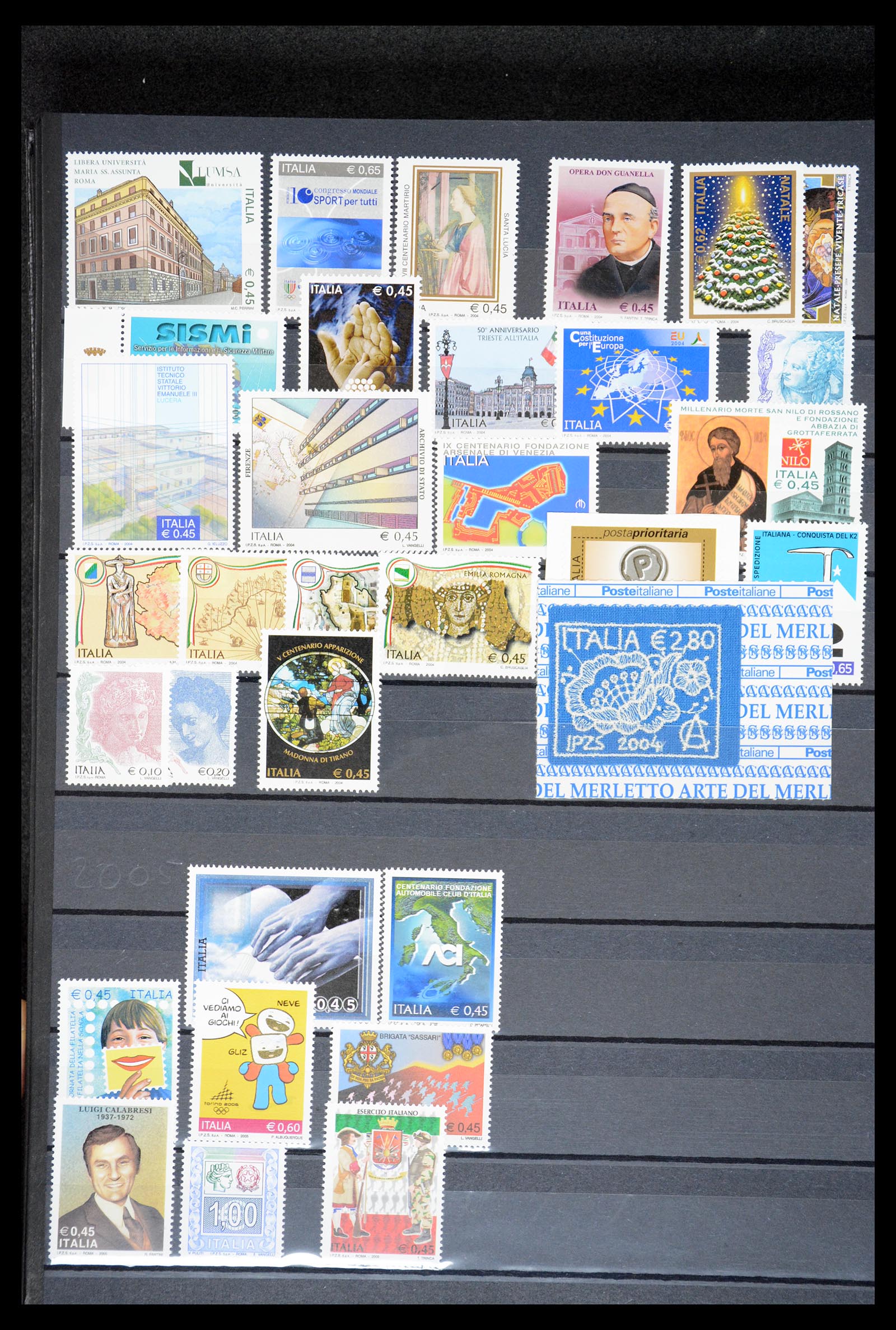 36513 185 - Postzegelverzameling 36513 Italië 1861-2005.