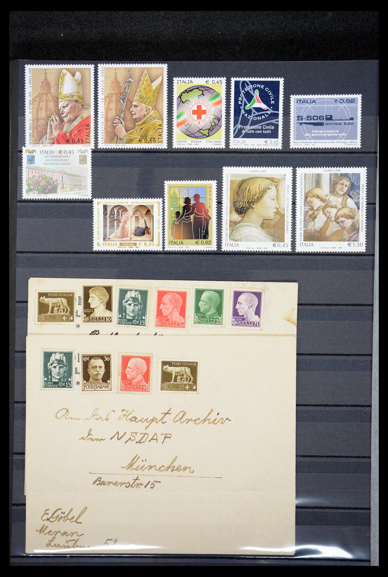 36513 187 - Postzegelverzameling 36513 Italië 1861-2005.