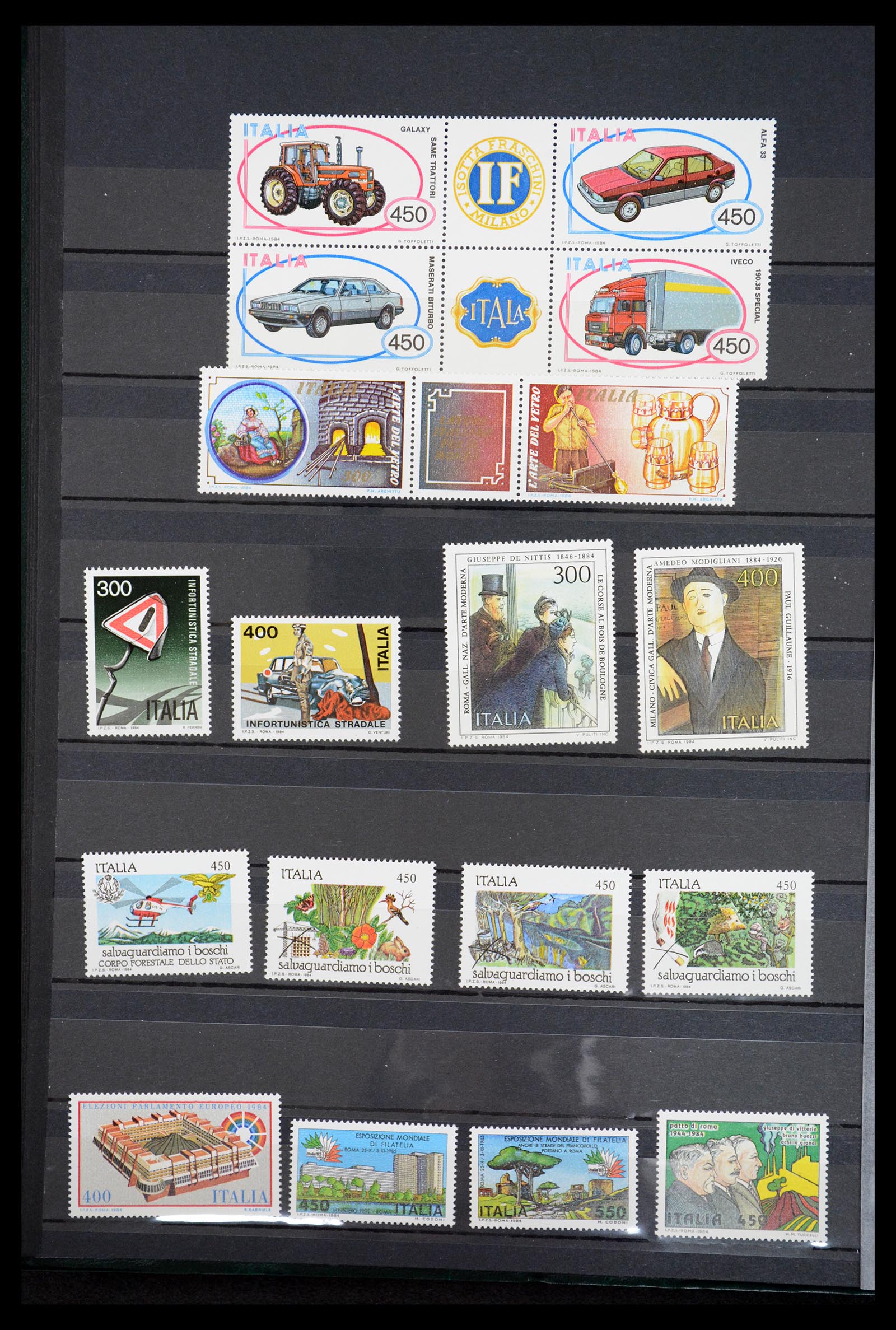 36513 195 - Postzegelverzameling 36513 Italië 1861-2005.