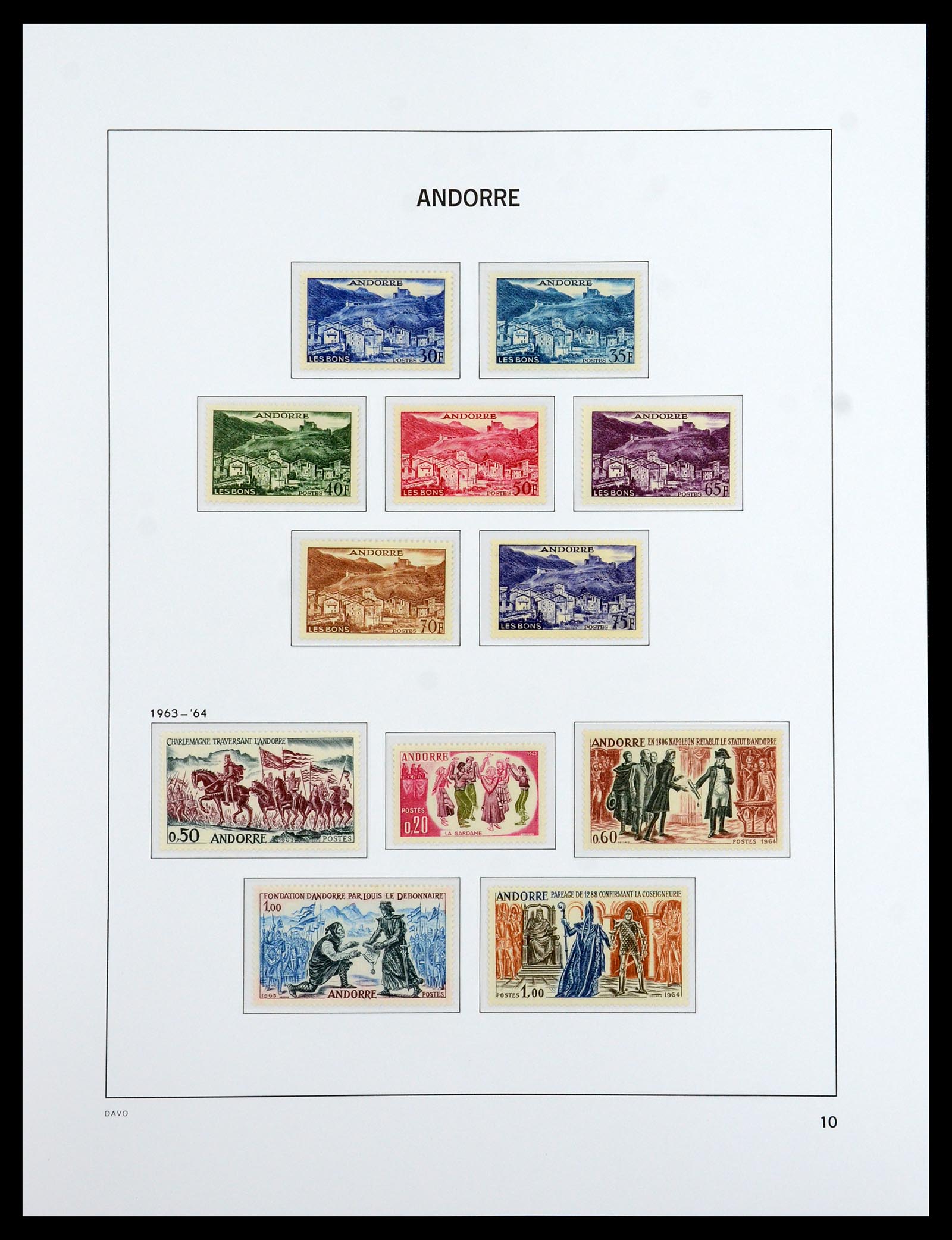 36514 010 - Stamp collection 36514 French Andorra 1931-2002.