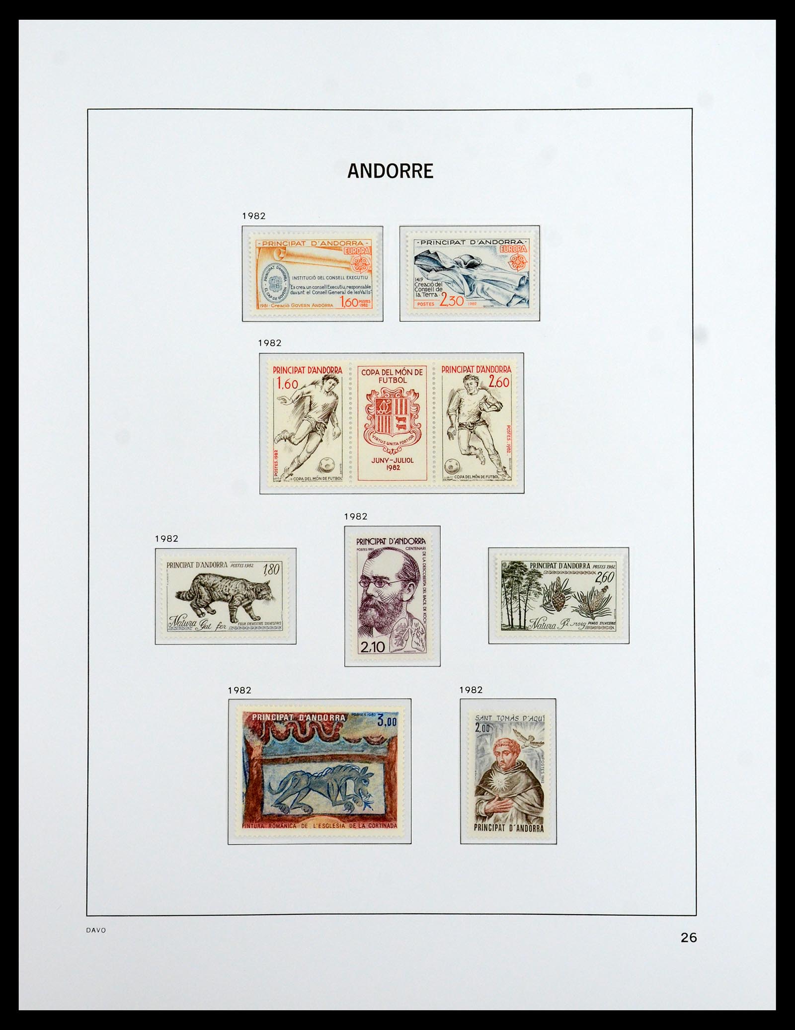 36514 026 - Stamp collection 36514 French Andorra 1931-2002.