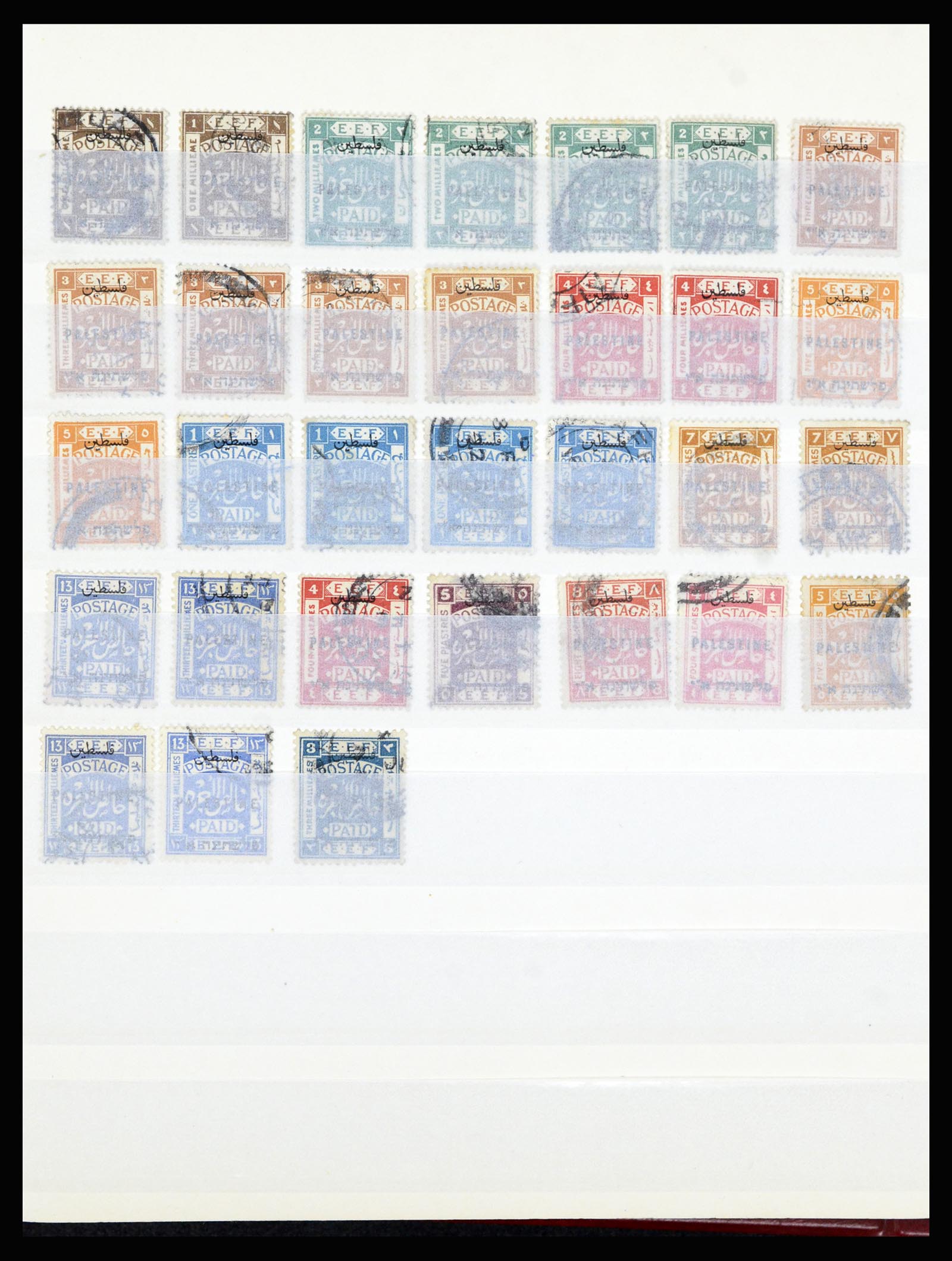 36515 006 - Postzegelverzameling 36515 Palestine 1918-1945.