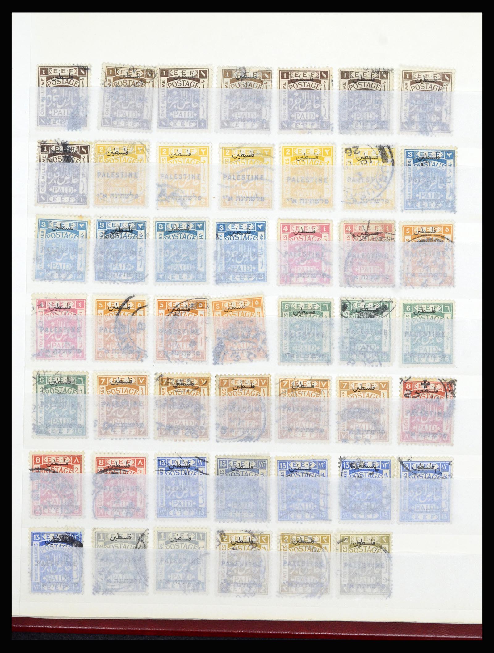 36515 008 - Postzegelverzameling 36515 Palestine 1918-1945.