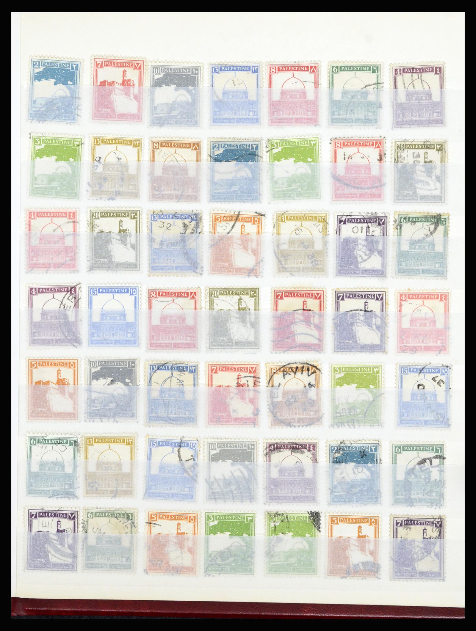 36515 014 - Postzegelverzameling 36515 Palestine 1918-1945.
