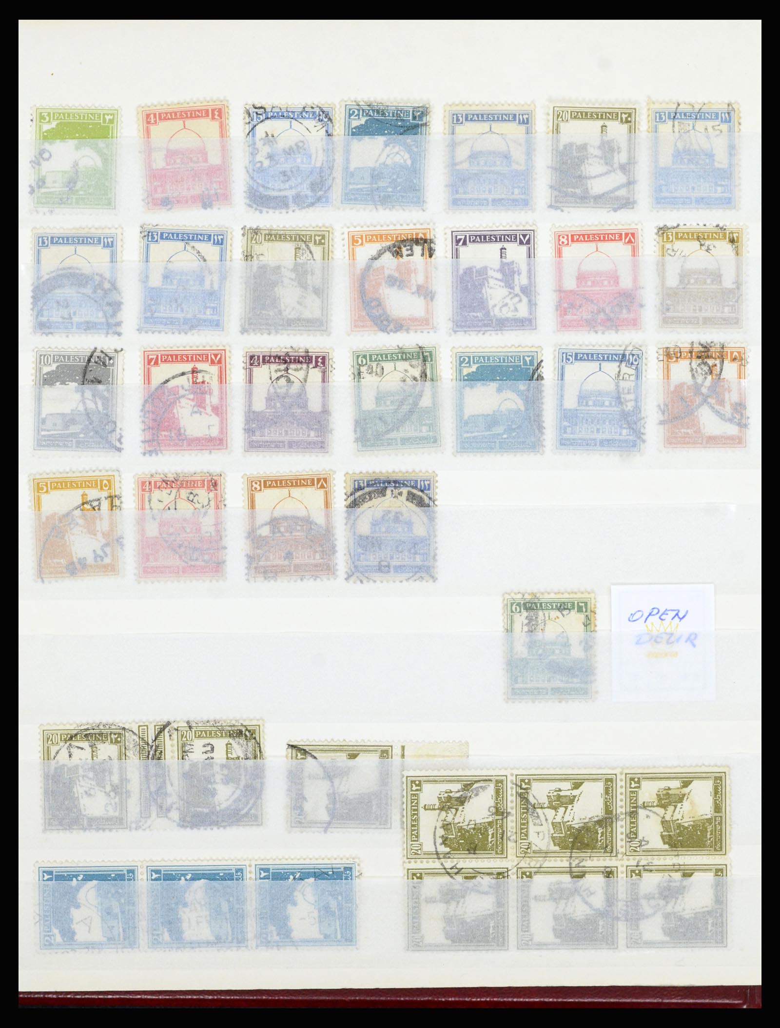 36515 017 - Postzegelverzameling 36515 Palestine 1918-1945.