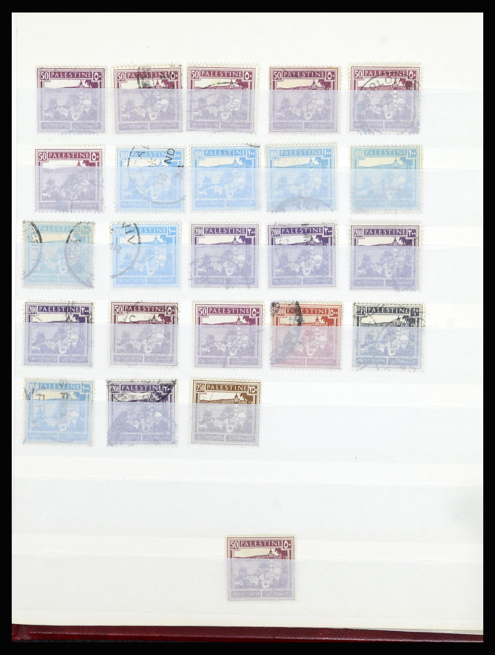 36515 018 - Postzegelverzameling 36515 Palestine 1918-1945.