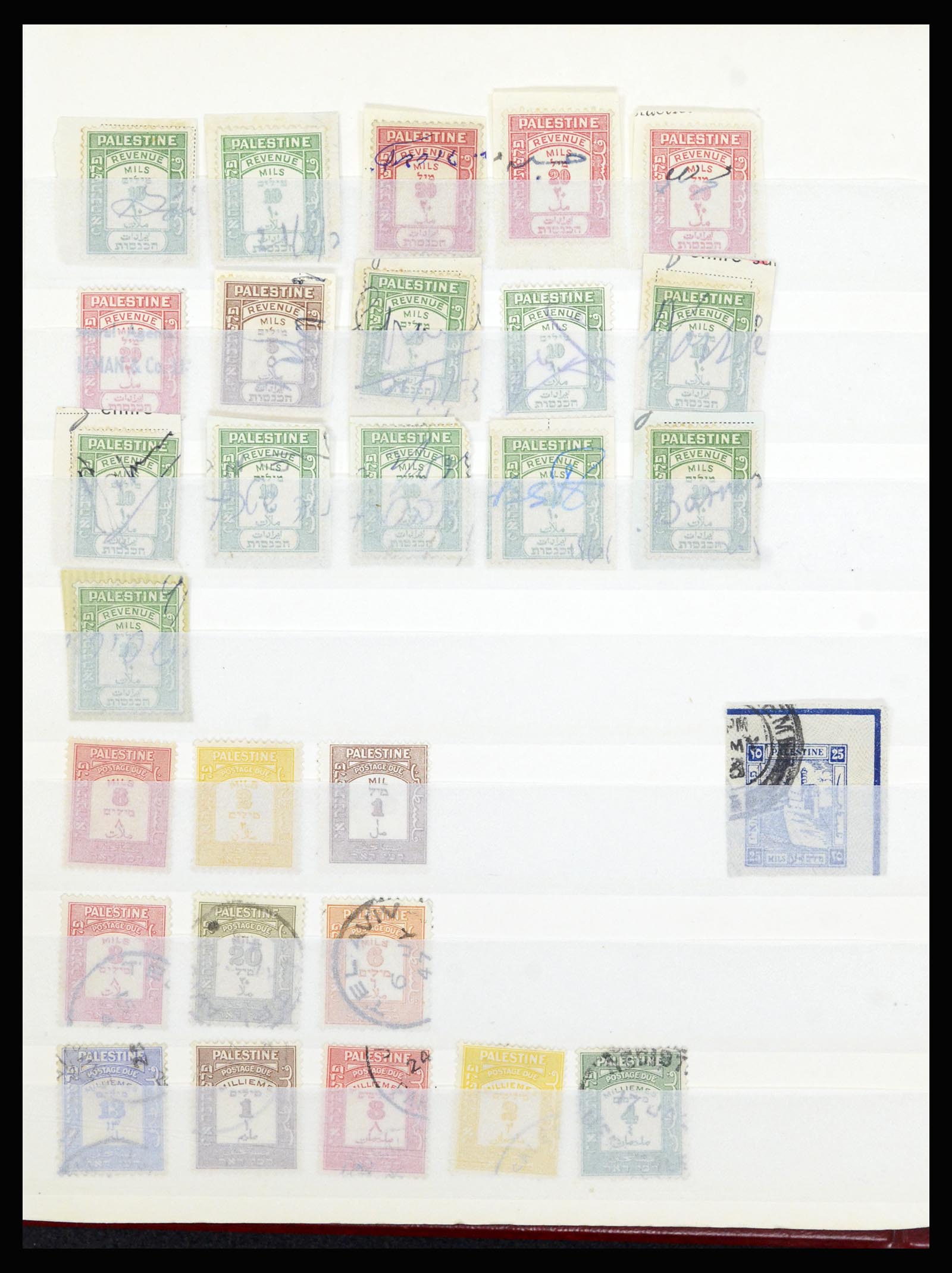 36515 021 - Postzegelverzameling 36515 Palestine 1918-1945.