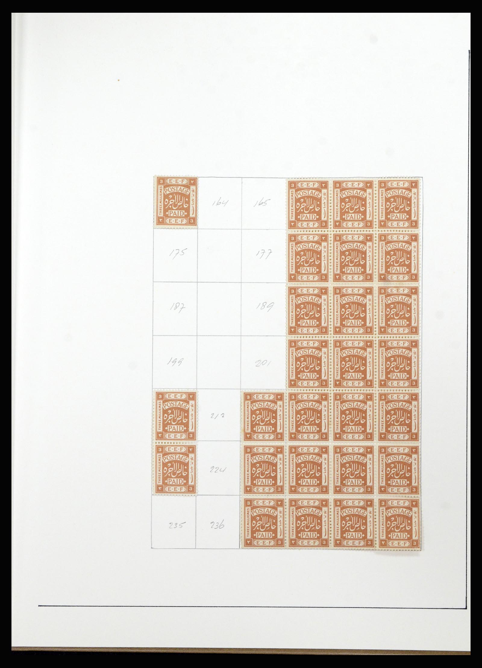 36515 046 - Stamp collection 36515 Palestina 1918-1945.