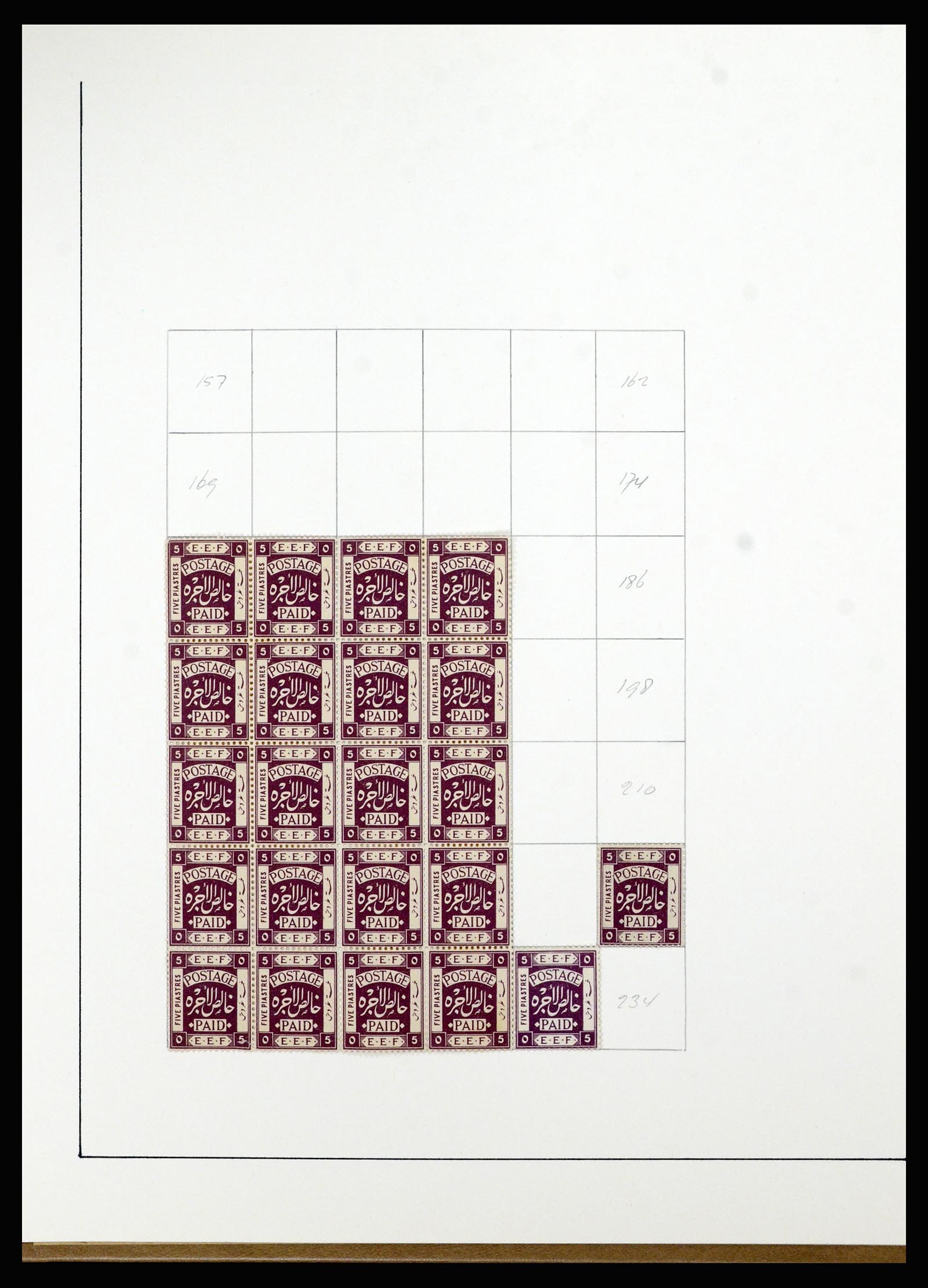 36515 064 - Stamp collection 36515 Palestina 1918-1945.