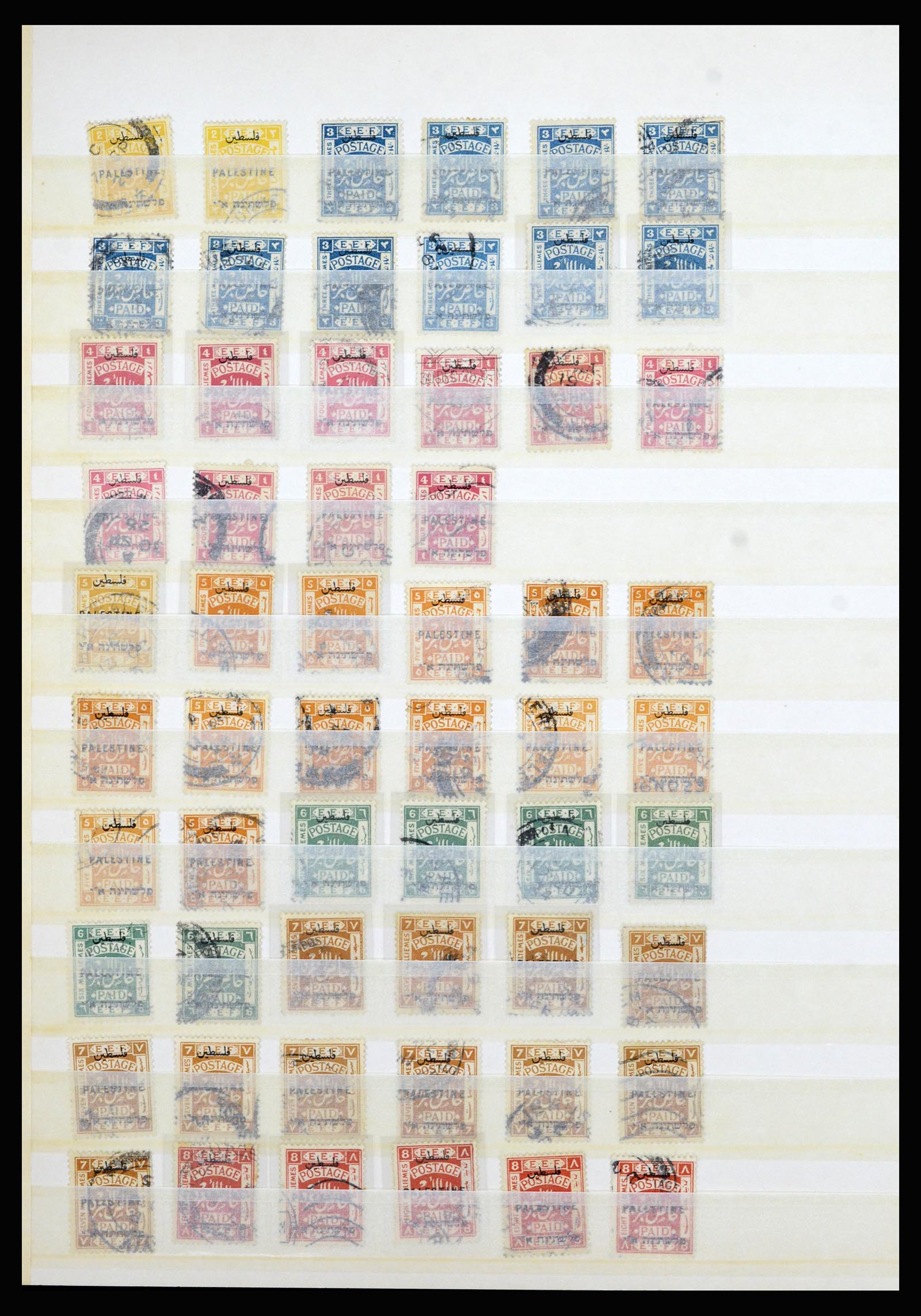 36515 087 - Postzegelverzameling 36515 Palestine 1918-1945.