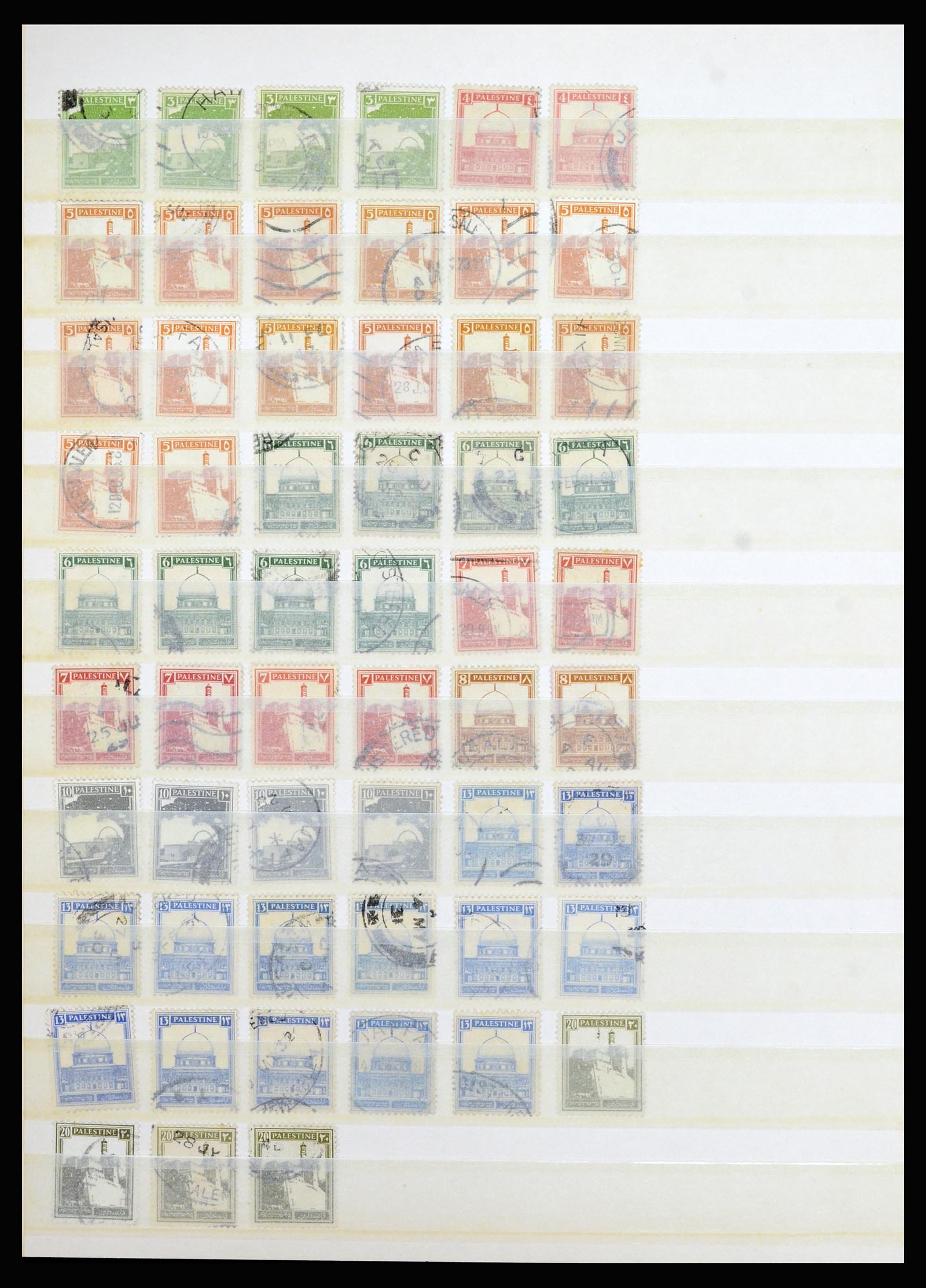 36515 091 - Postzegelverzameling 36515 Palestine 1918-1945.