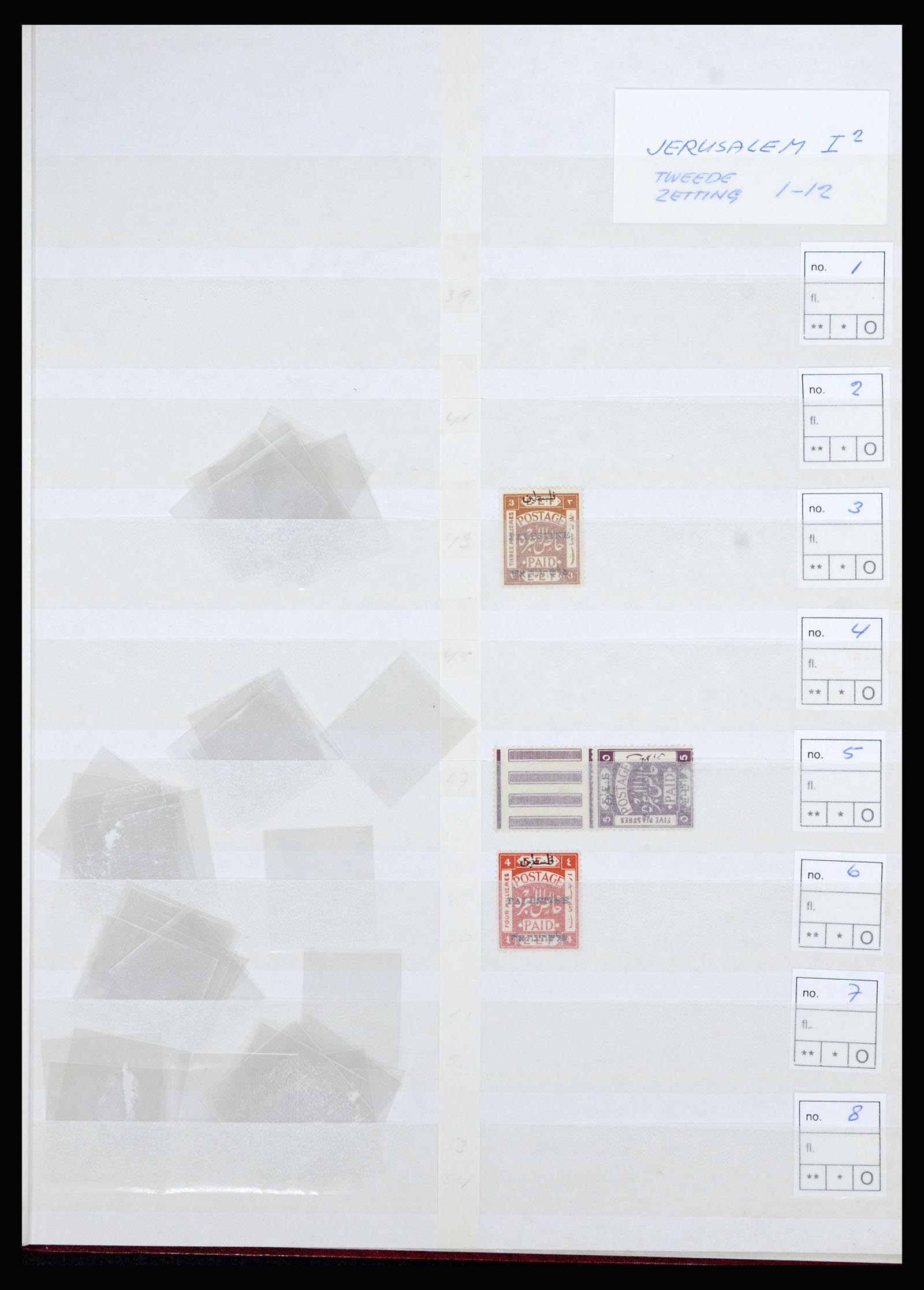 36515 102 - Postzegelverzameling 36515 Palestine 1918-1945.