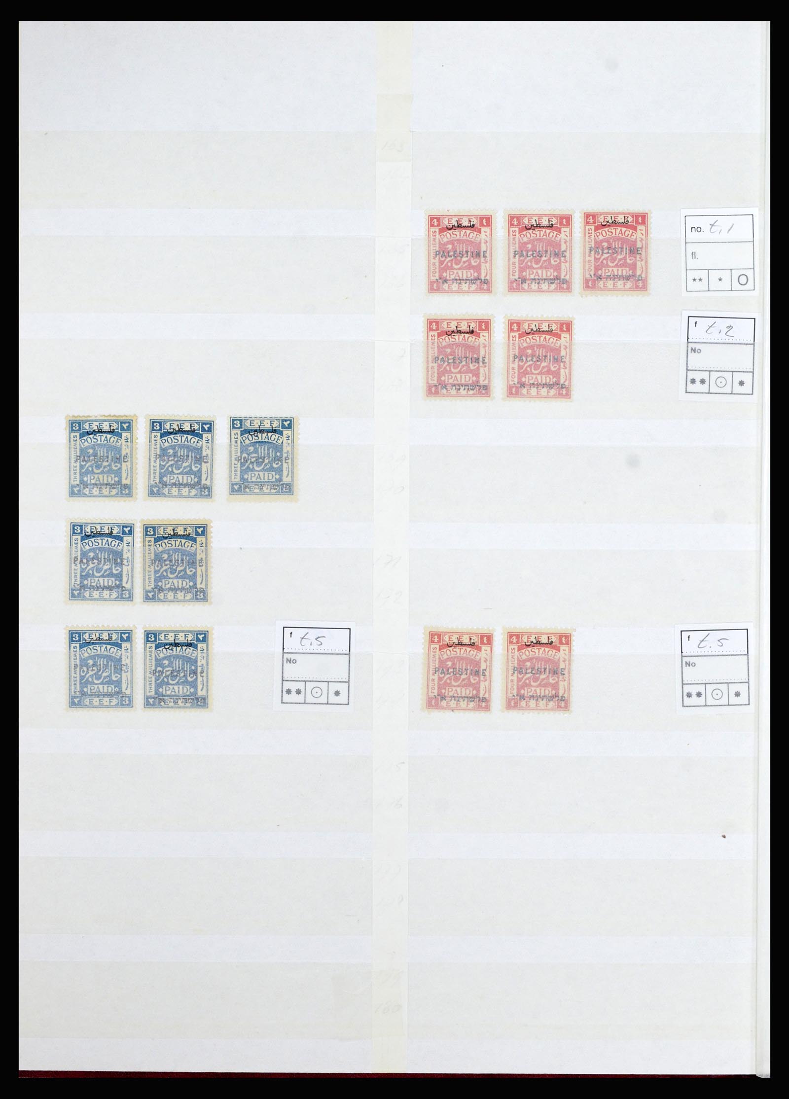 36515 108 - Postzegelverzameling 36515 Palestine 1918-1945.