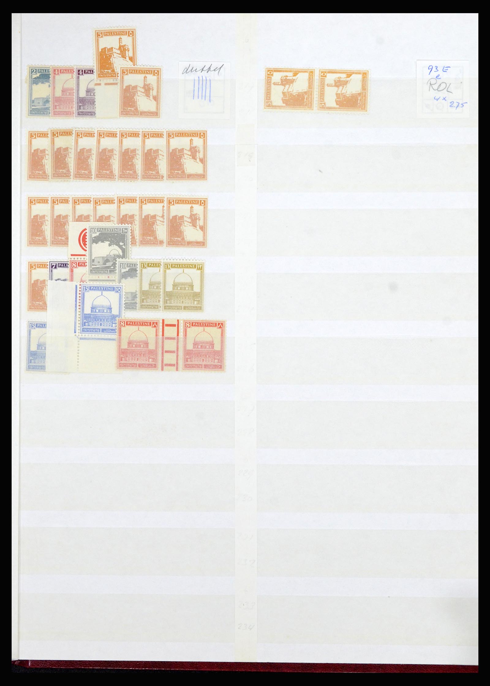 36515 111 - Postzegelverzameling 36515 Palestine 1918-1945.