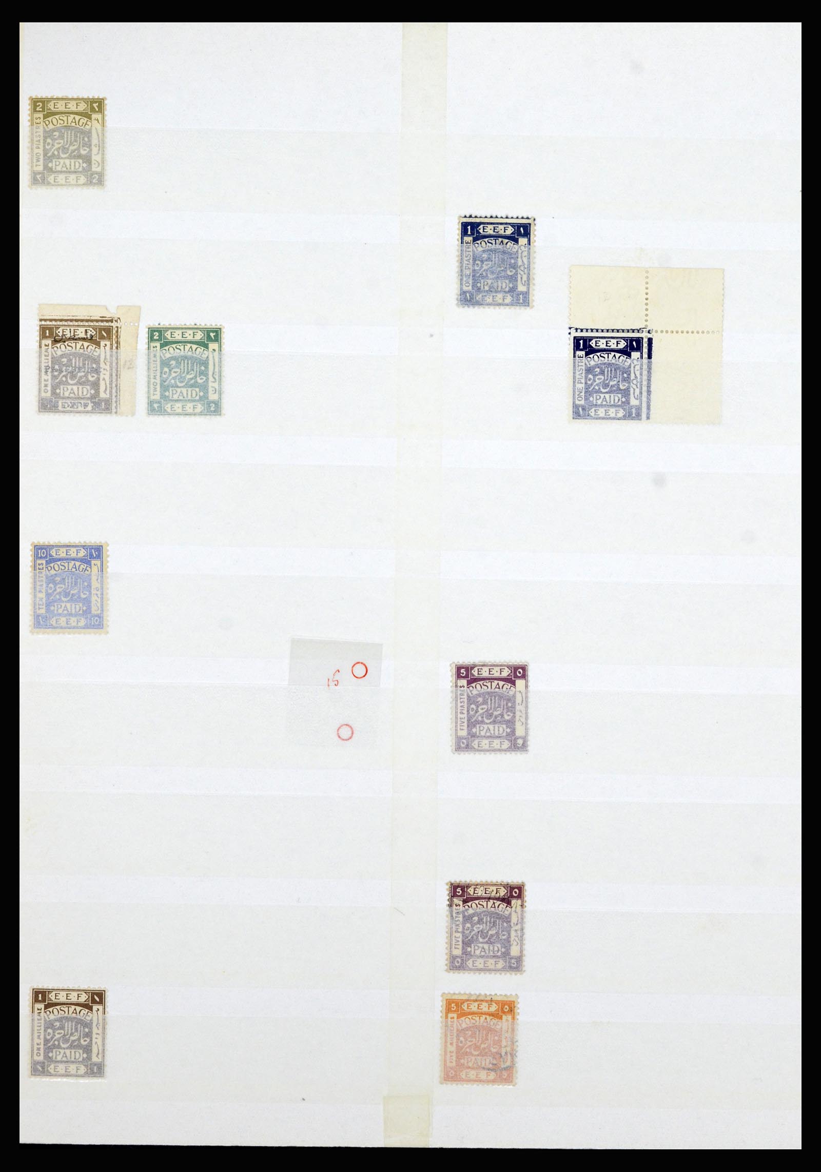 36515 115 - Postzegelverzameling 36515 Palestine 1918-1945.