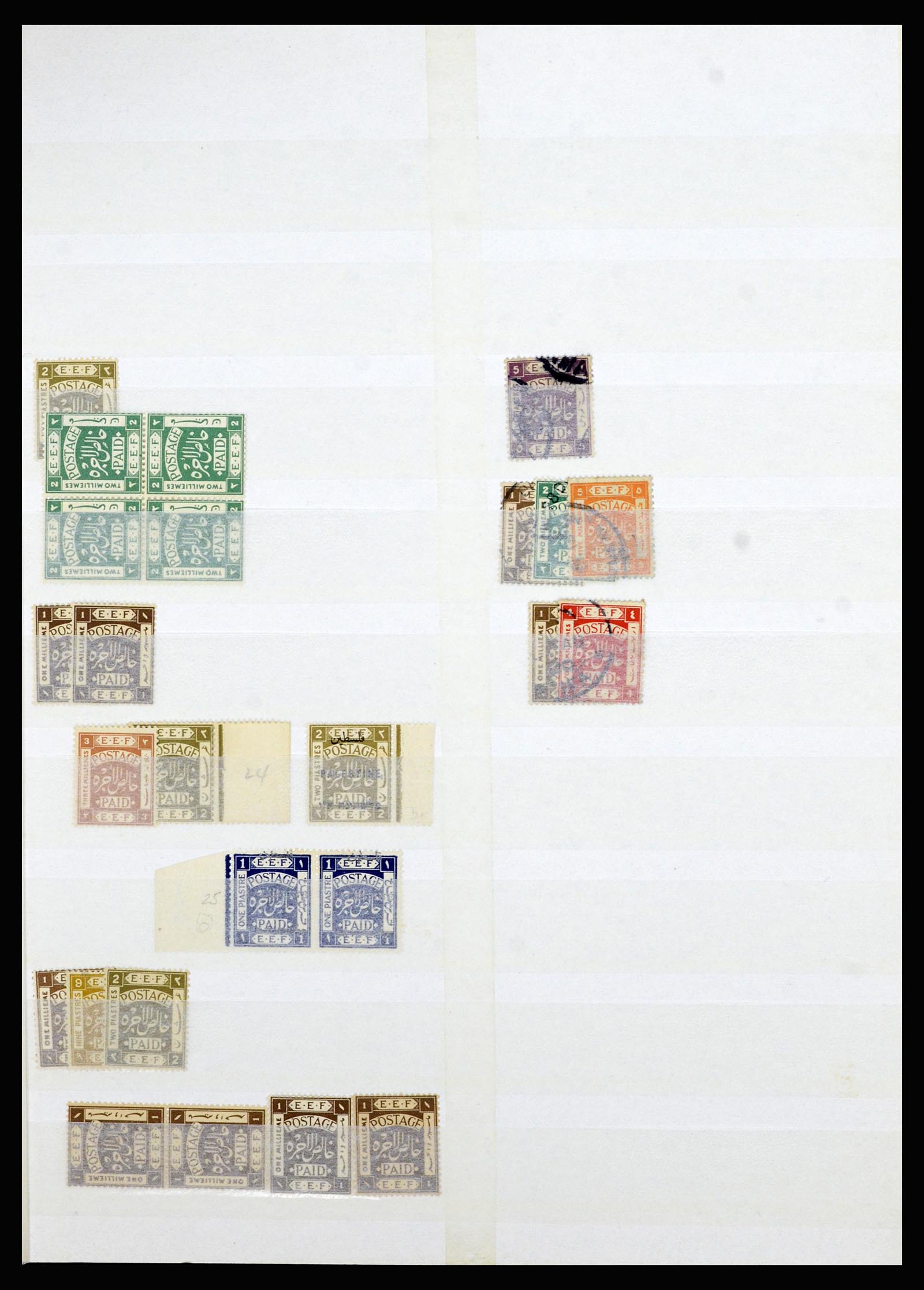 36515 116 - Postzegelverzameling 36515 Palestine 1918-1945.