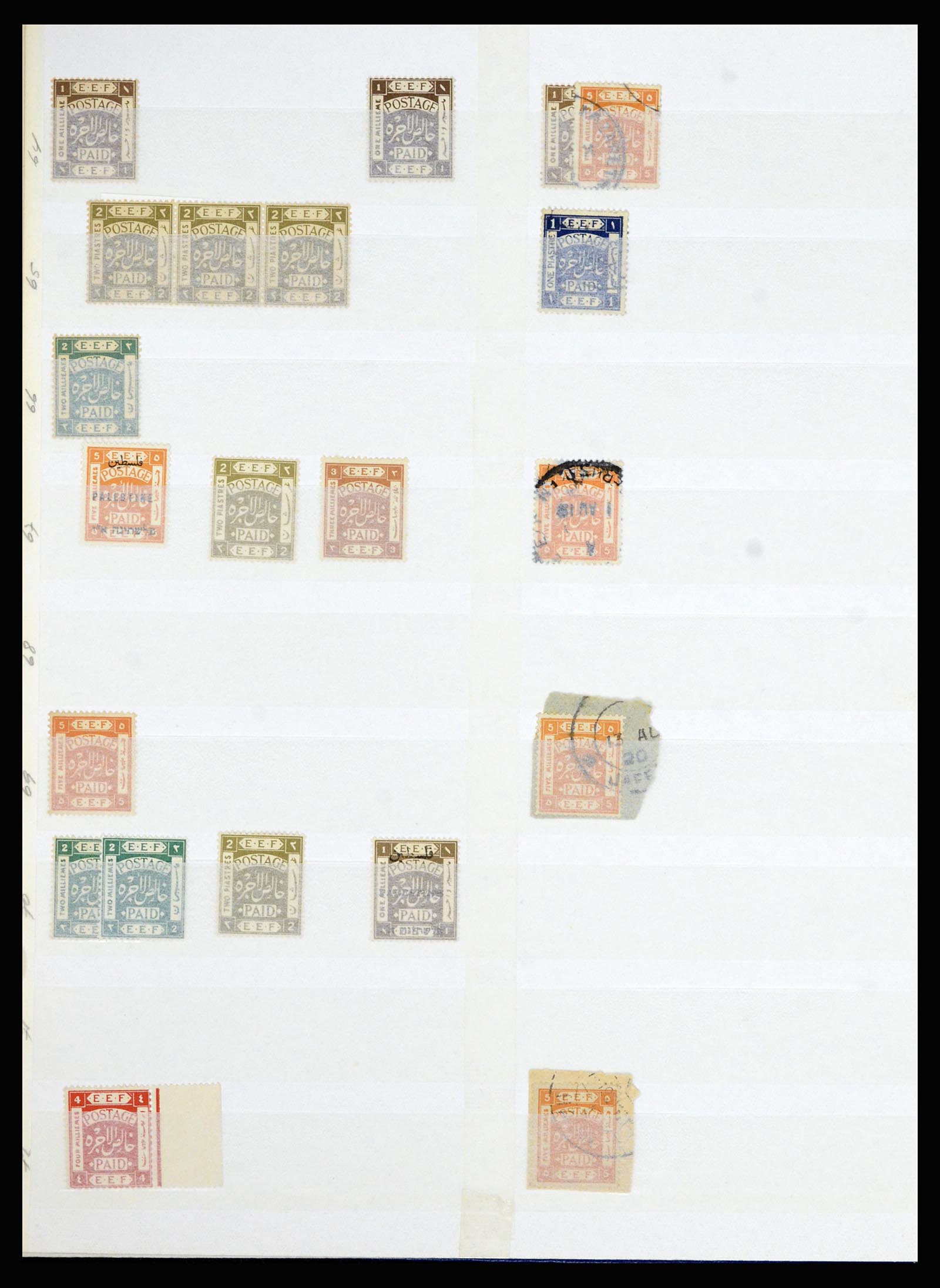 36515 121 - Postzegelverzameling 36515 Palestine 1918-1945.