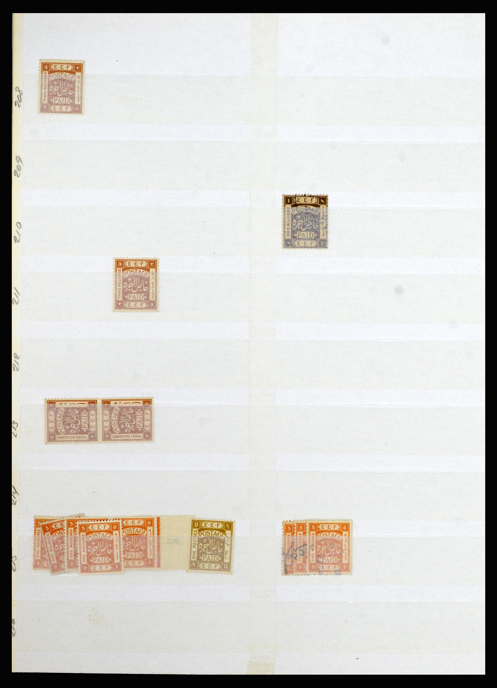 36515 137 - Postzegelverzameling 36515 Palestine 1918-1945.