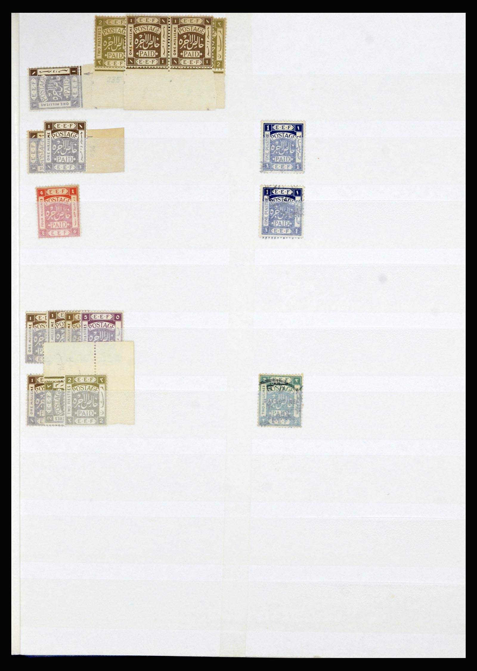 36515 140 - Postzegelverzameling 36515 Palestine 1918-1945.
