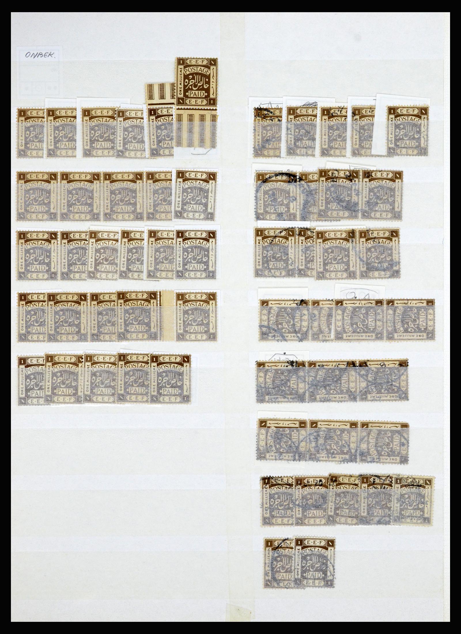 36515 141 - Postzegelverzameling 36515 Palestine 1918-1945.