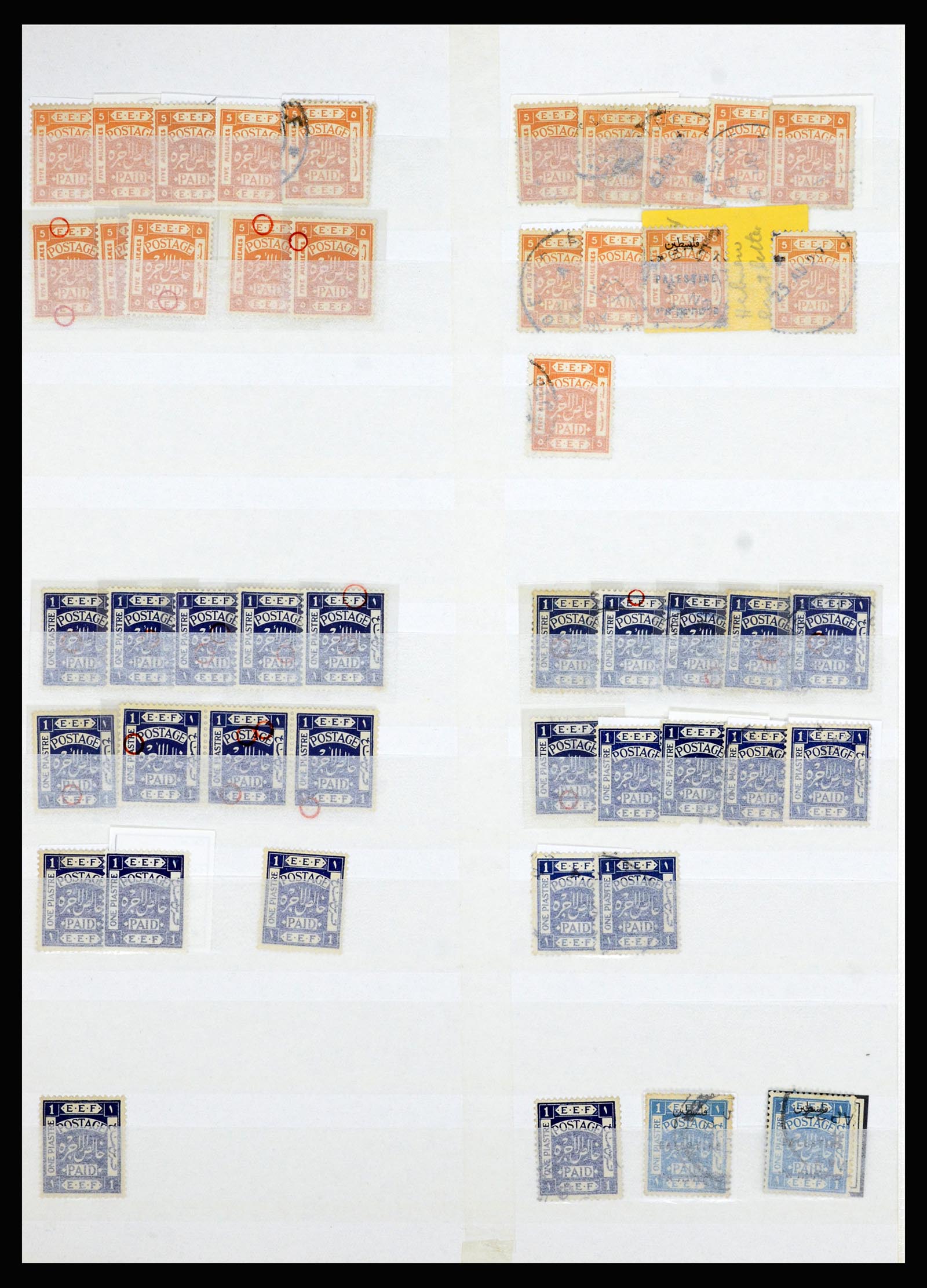 36515 143 - Postzegelverzameling 36515 Palestine 1918-1945.