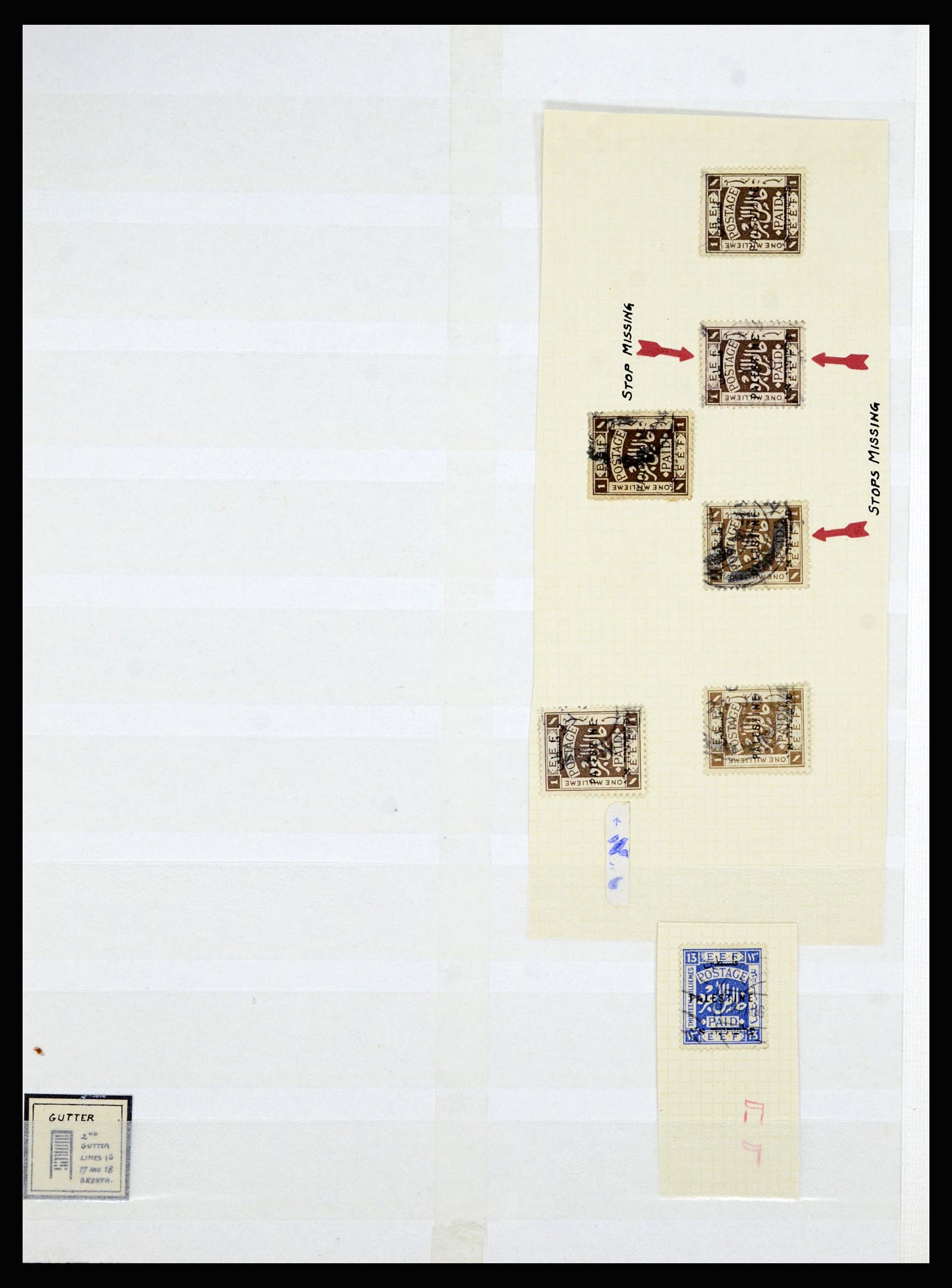 36515 145 - Stamp collection 36515 Palestina 1918-1945.