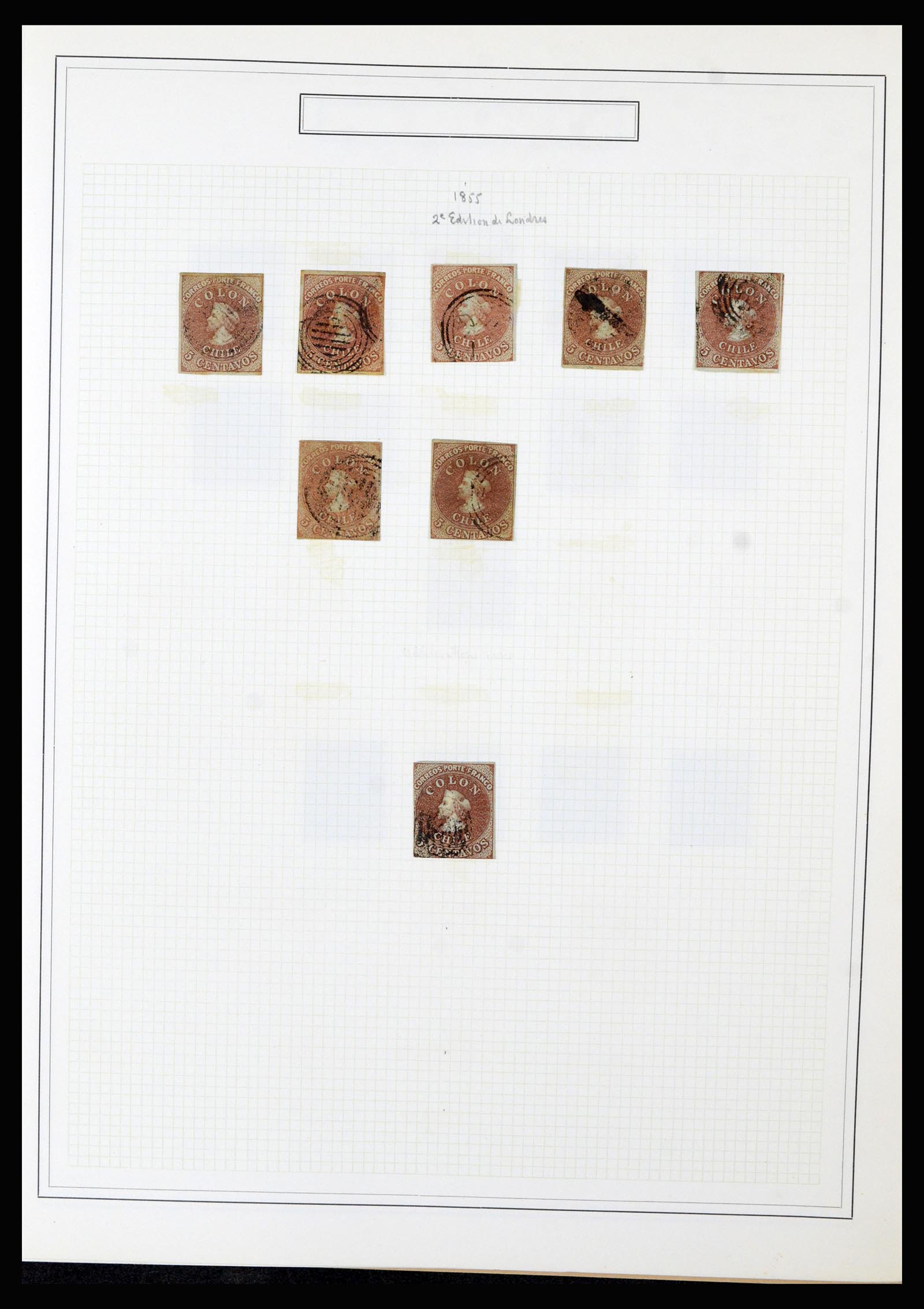 36516 003 - Postzegelverzameling 36516 Chile 1853-1950.